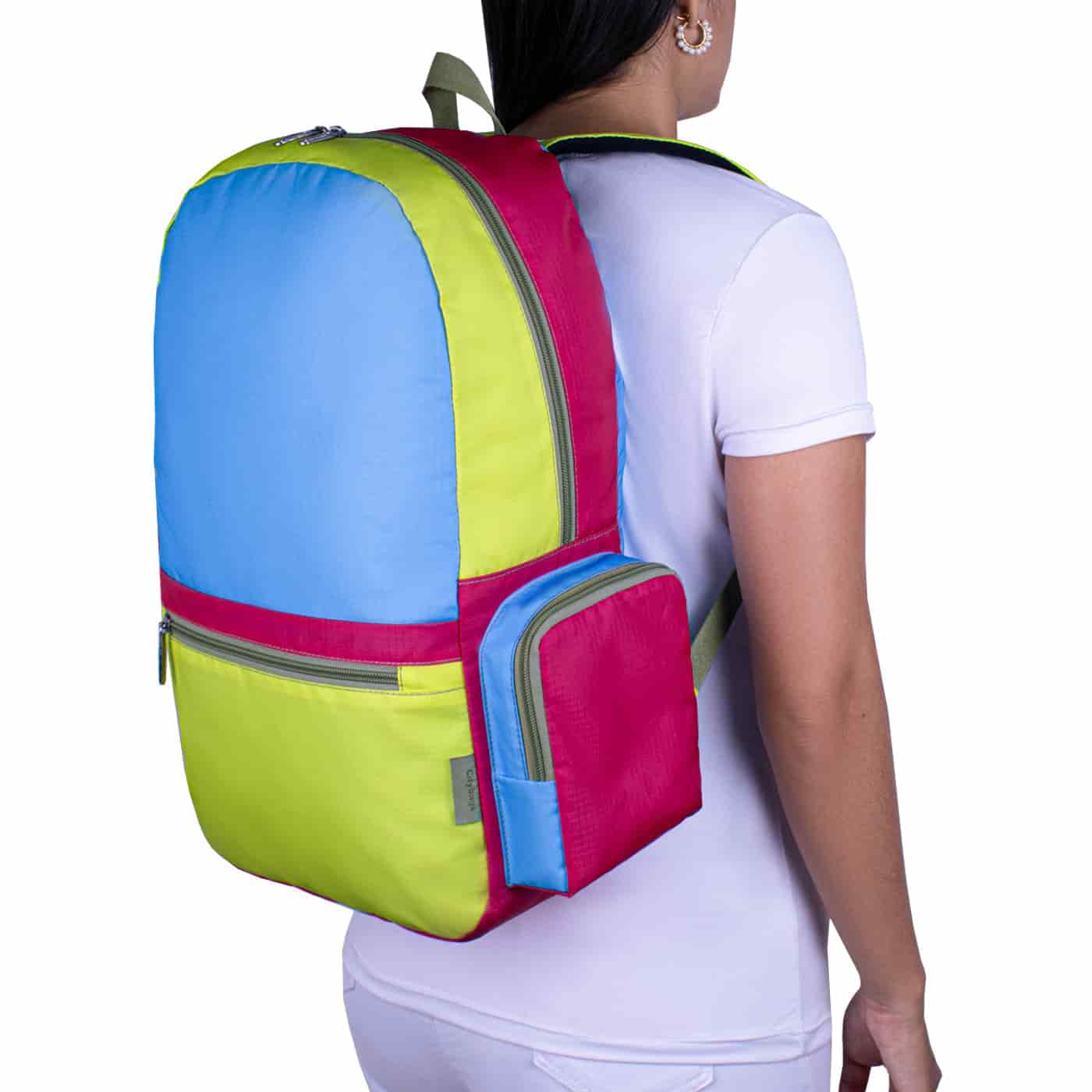Morral Plegable ULTRA Estampado Neon Citybags Multicolor - miniatura 3