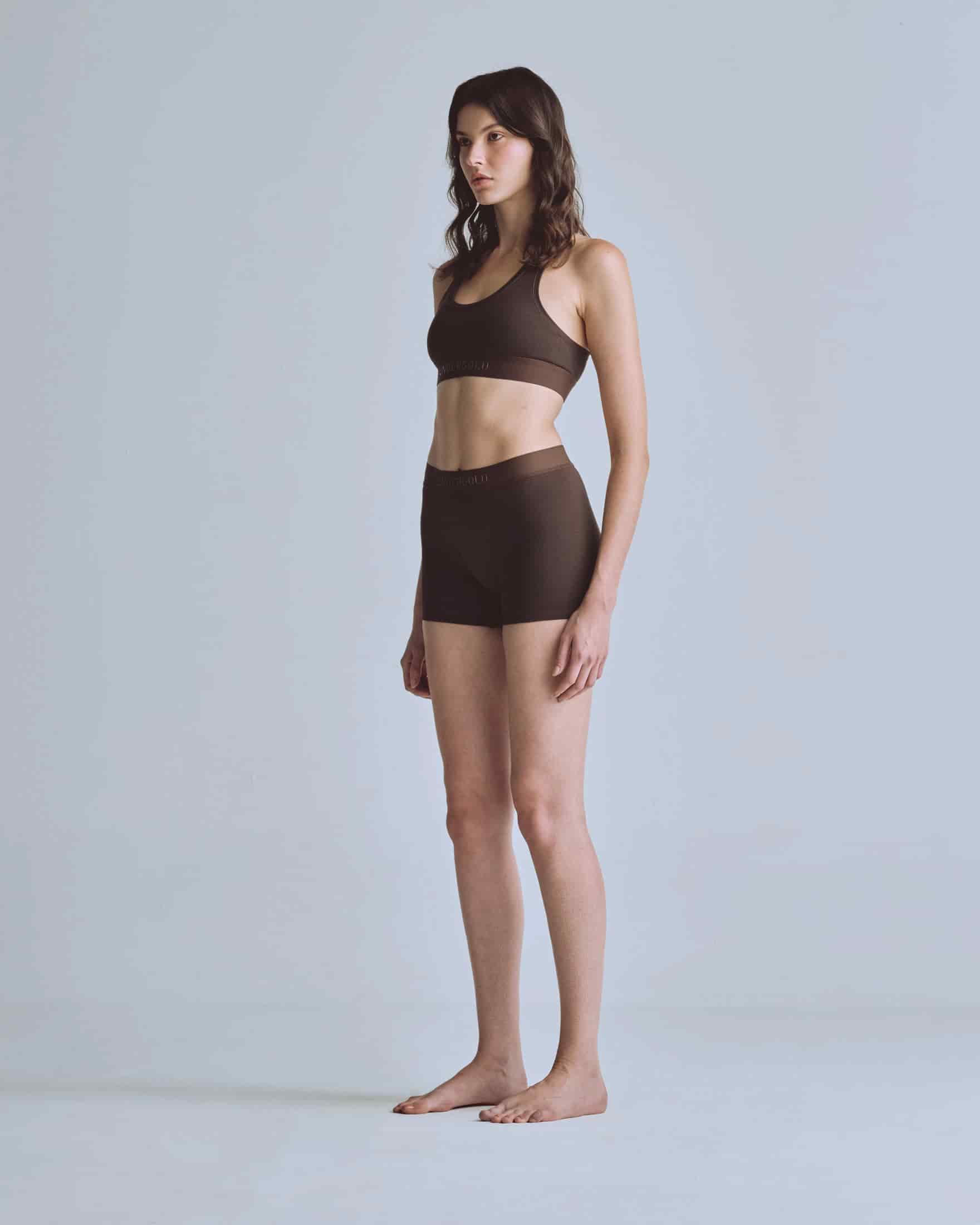 Basics Underwear Top Brown - miniatura 5