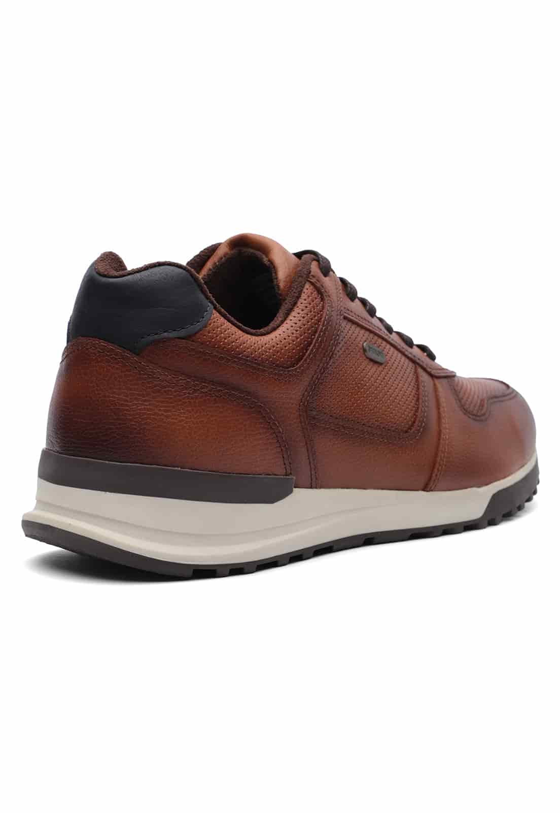 Tenis de cuero para hombre color miel | Armori x Los Caballeros - miniatura 4