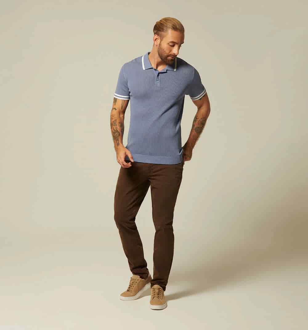 Polo para hombre tejida - miniatura 5