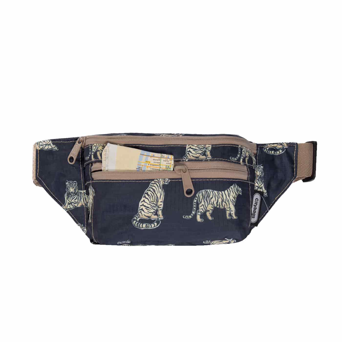 Canguro Plegable ULTRA Estampado Tigres  Citybags Multicolor - miniatura 4