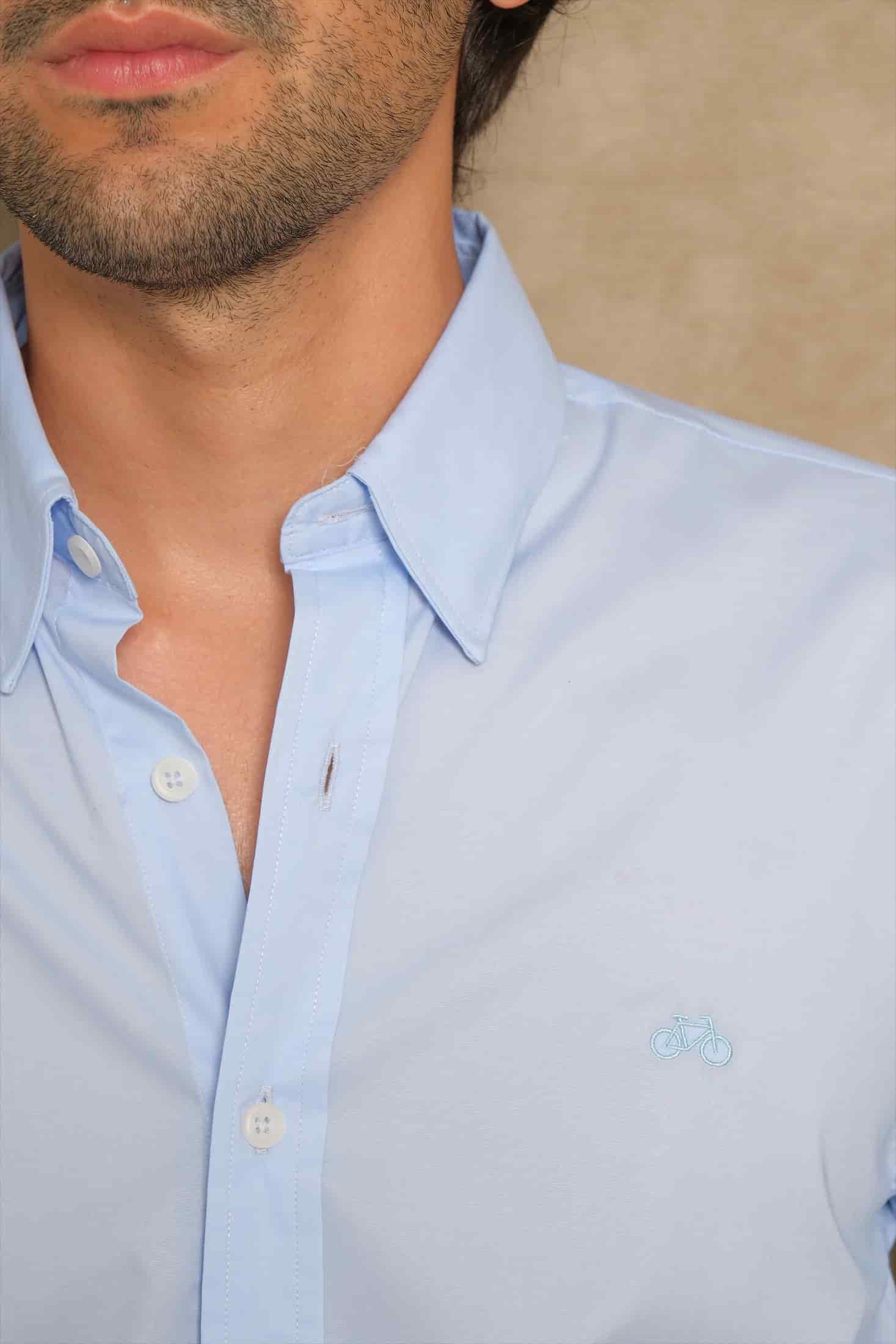 CAMISA NON IRON BABY BLUE - miniatura 2
