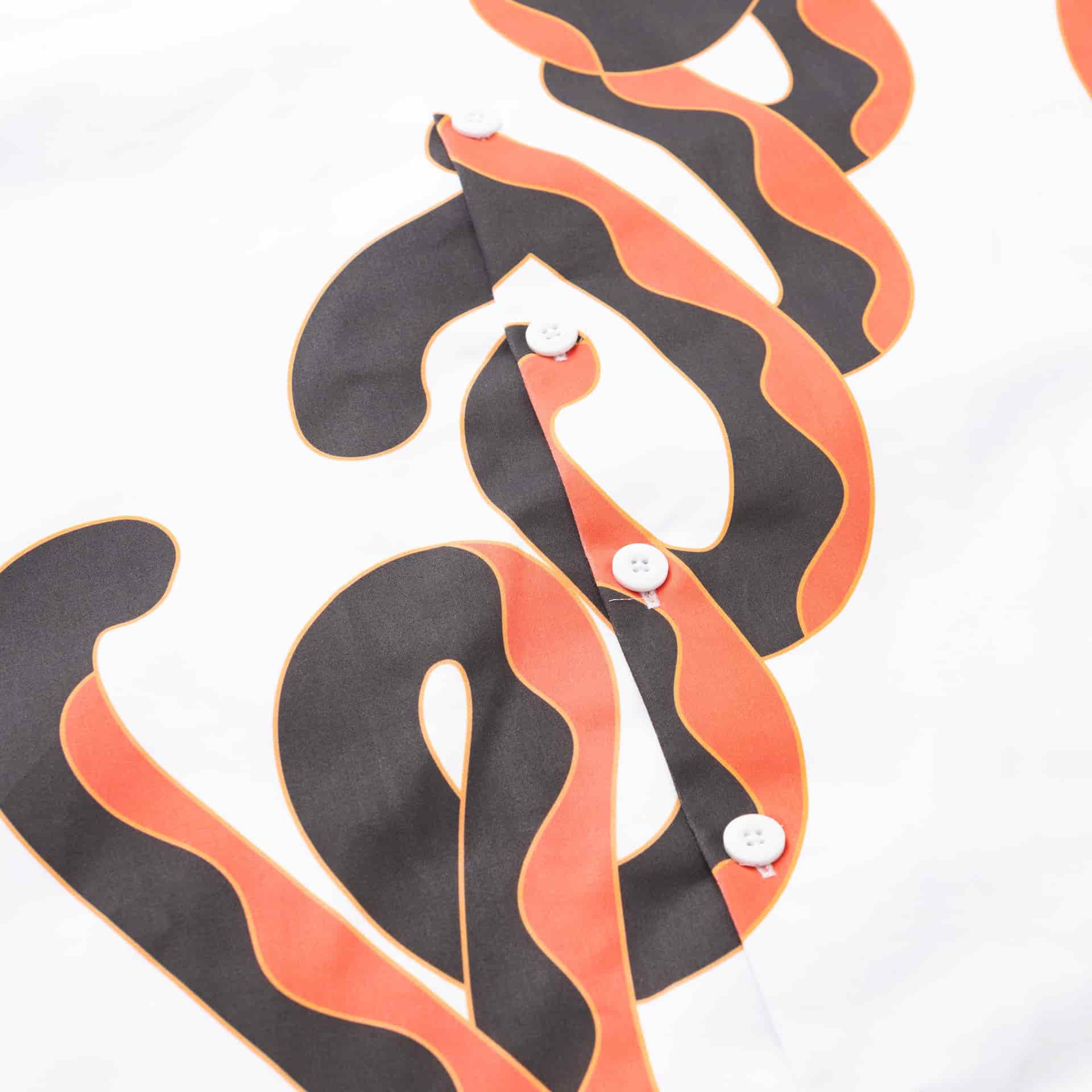 CAMISA EFECTO SNAKES BLANCA - miniatura 3