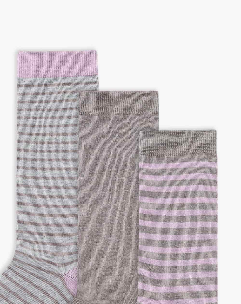 Medias mujer largas pack x3 surtido - miniatura 2