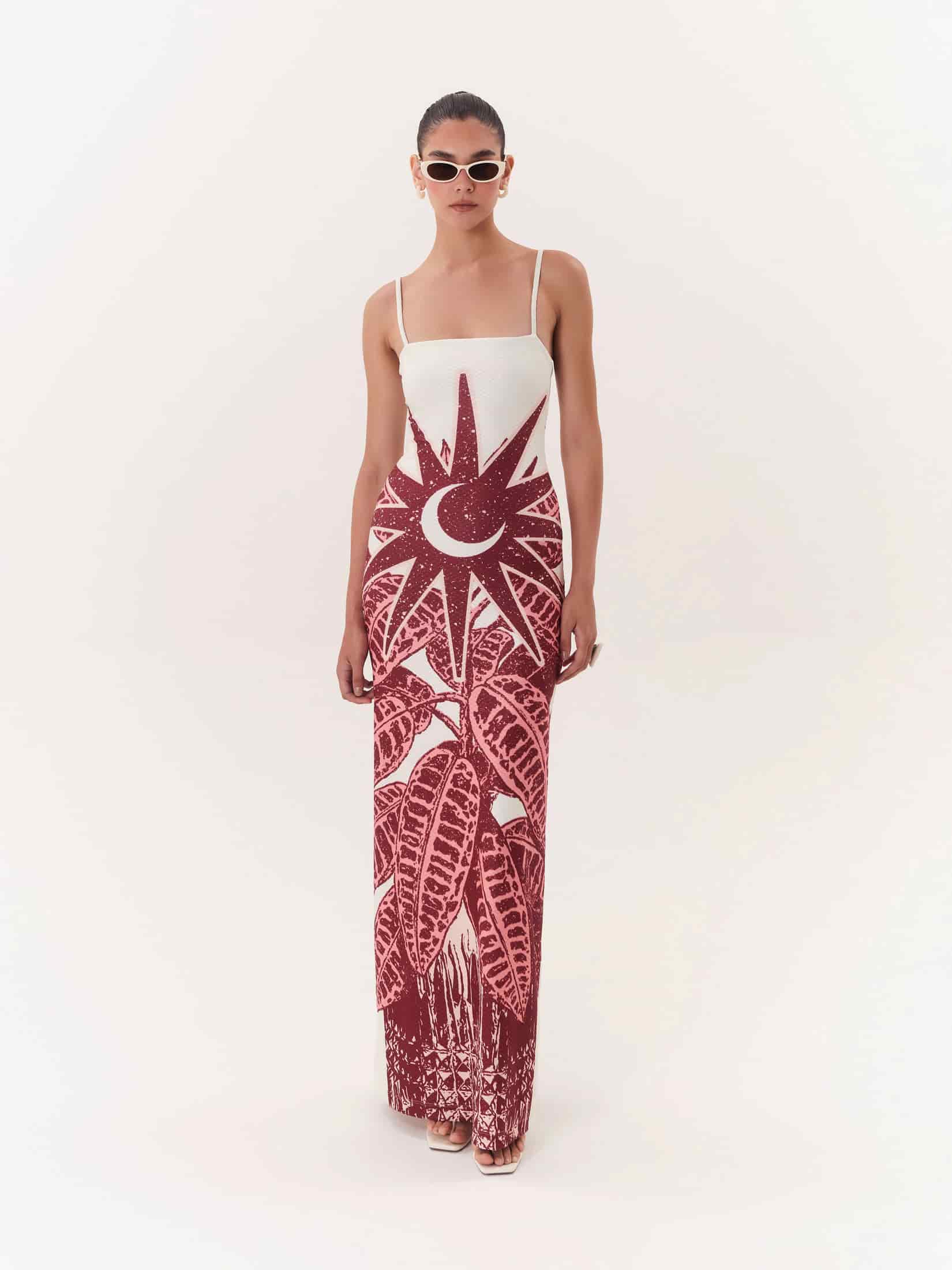 Maxi Dress Solar - Vino - miniatura 1