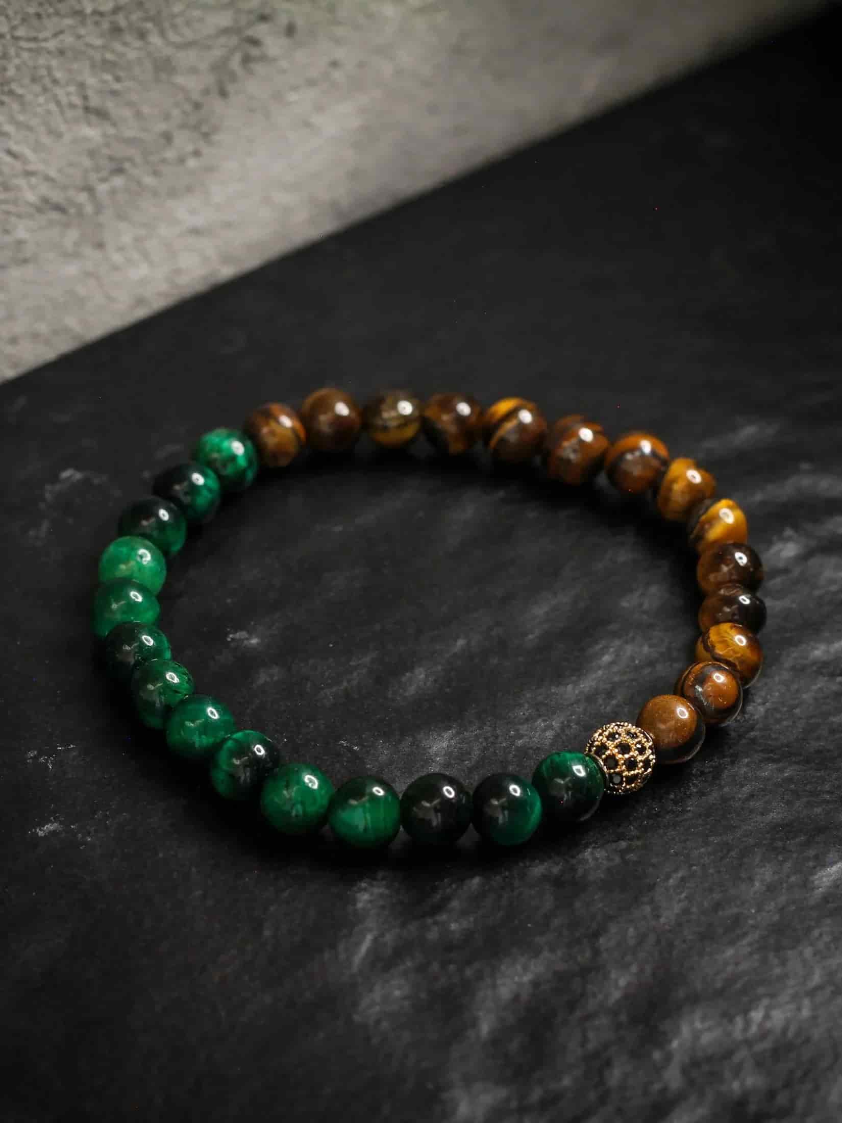 Brazalete Ojo de Tigre Mixto 6mm - miniatura 3