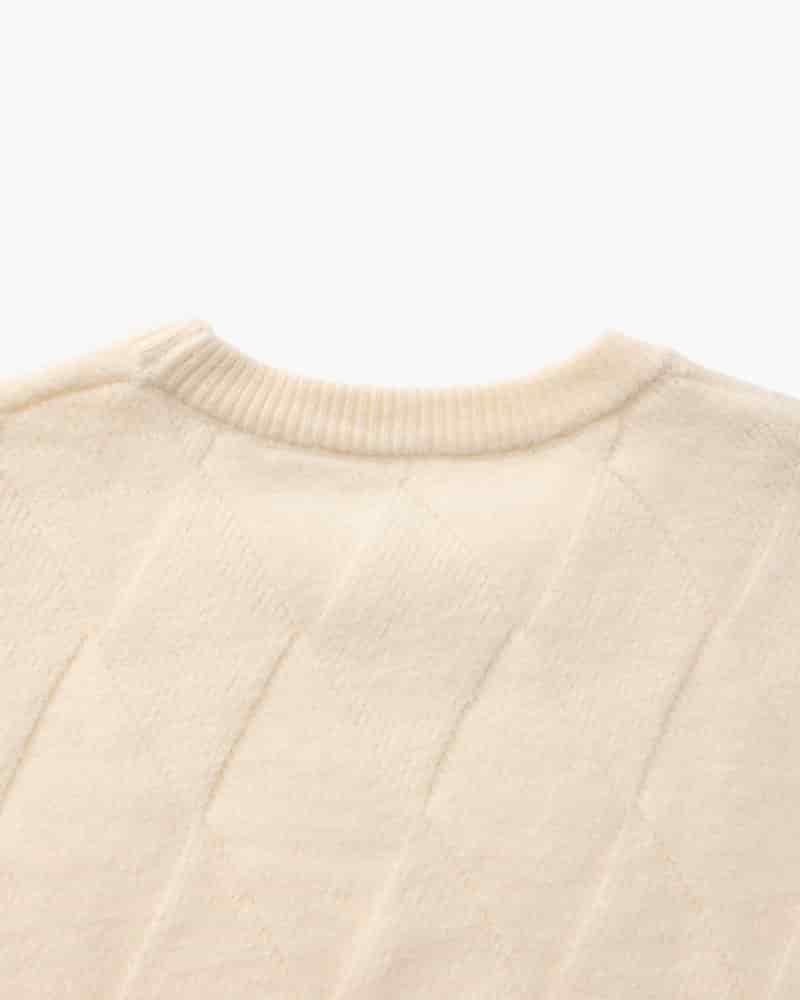 Diamond Knit Crewneck Sweater - miniatura 5