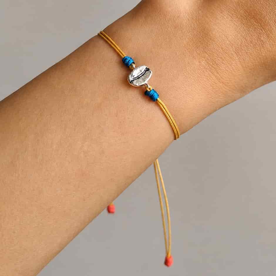 Pulsera grano de café Caturra en plata - Colombia - miniatura 2