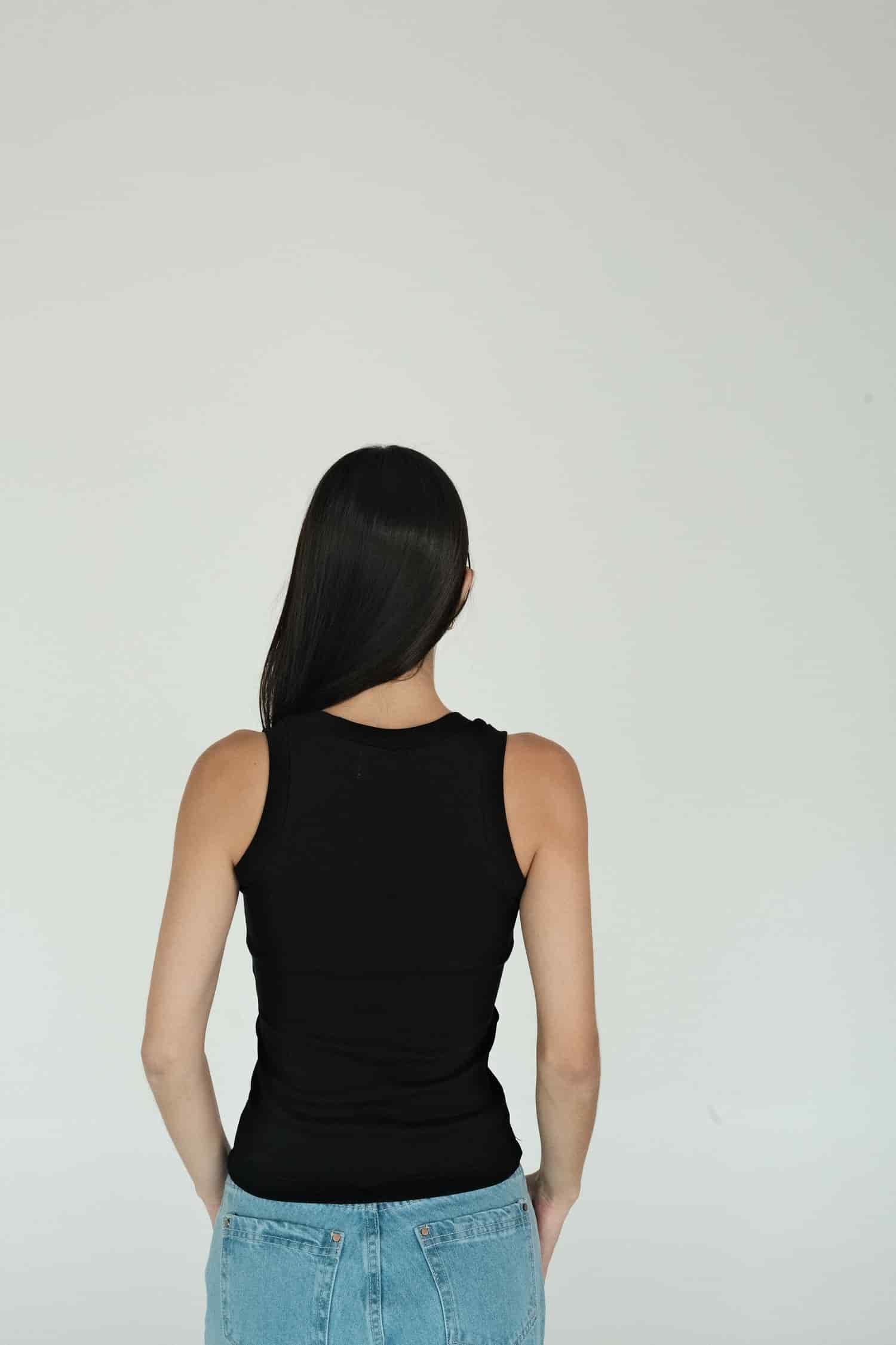 Olive Tank Top (Black) - miniatura 4