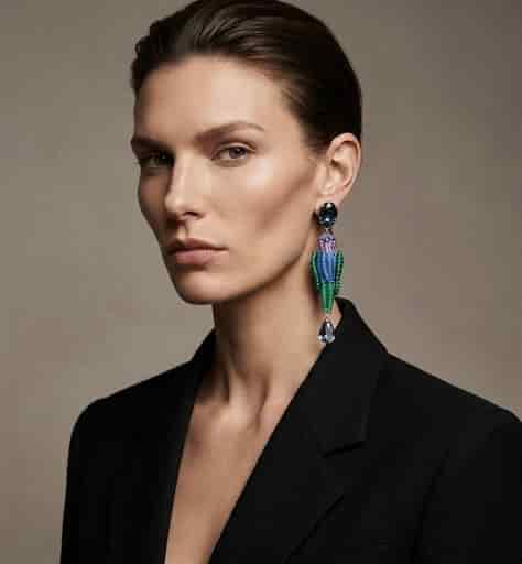 HUMMING BIRD EARRINGS - miniatura 2