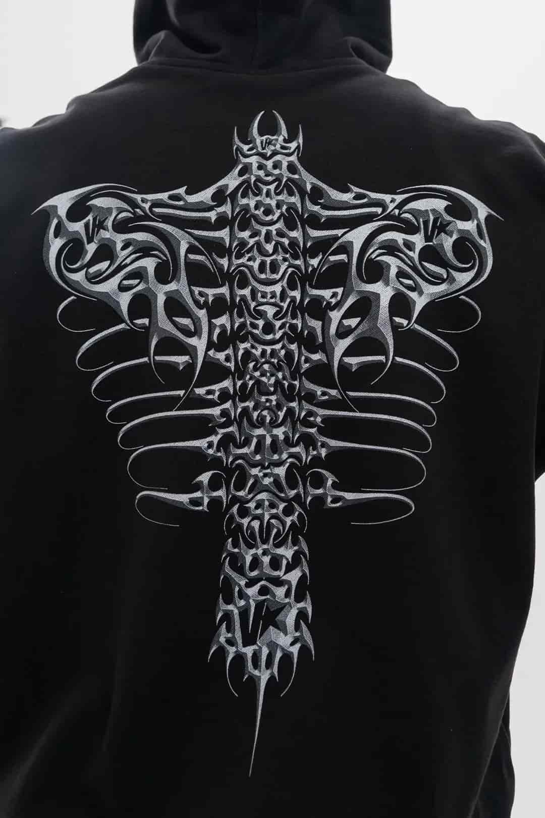 VENENO BUZO ZIP UP GRUNGE BONES - miniatura 10