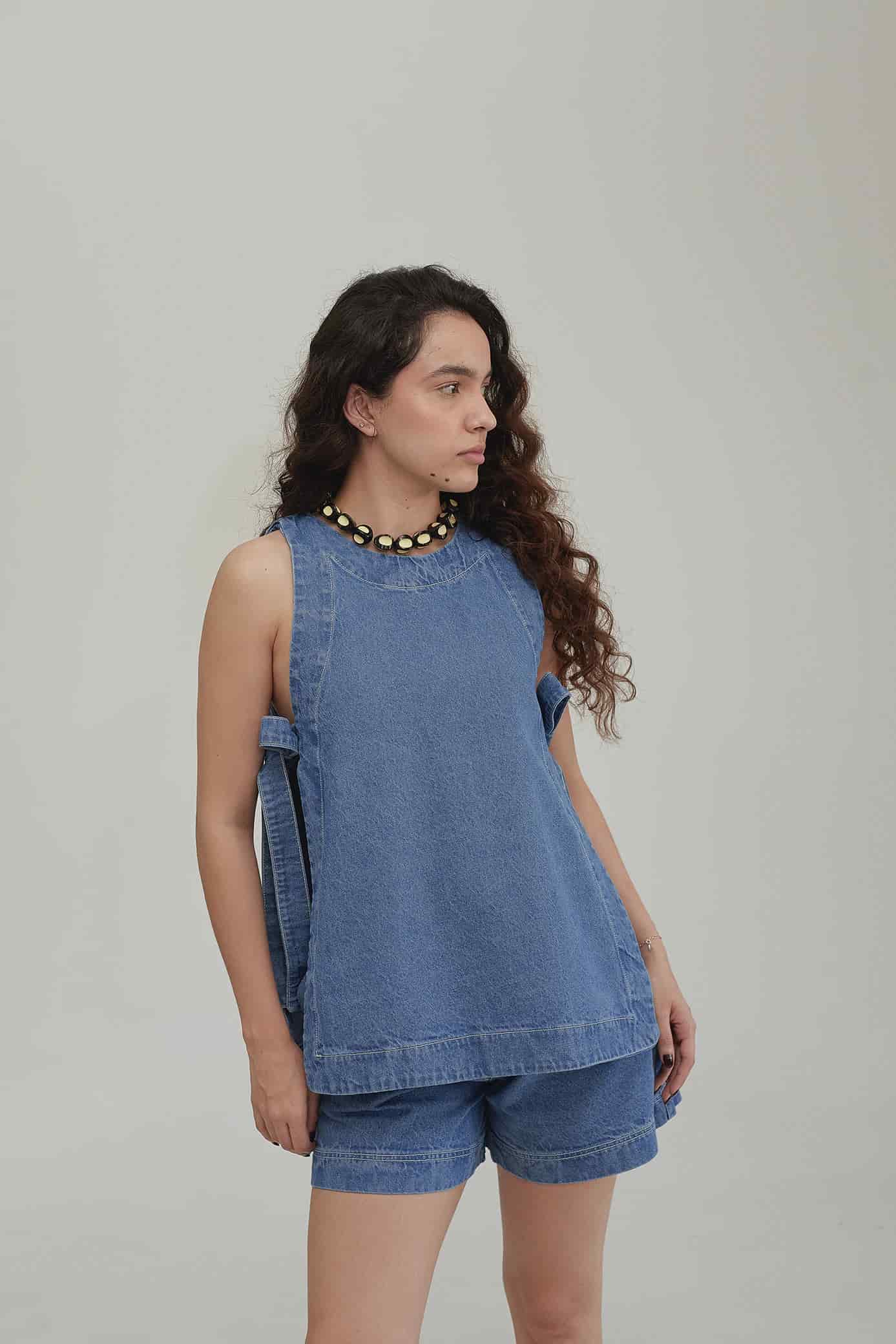 Top Hermandad Denim - miniatura 4