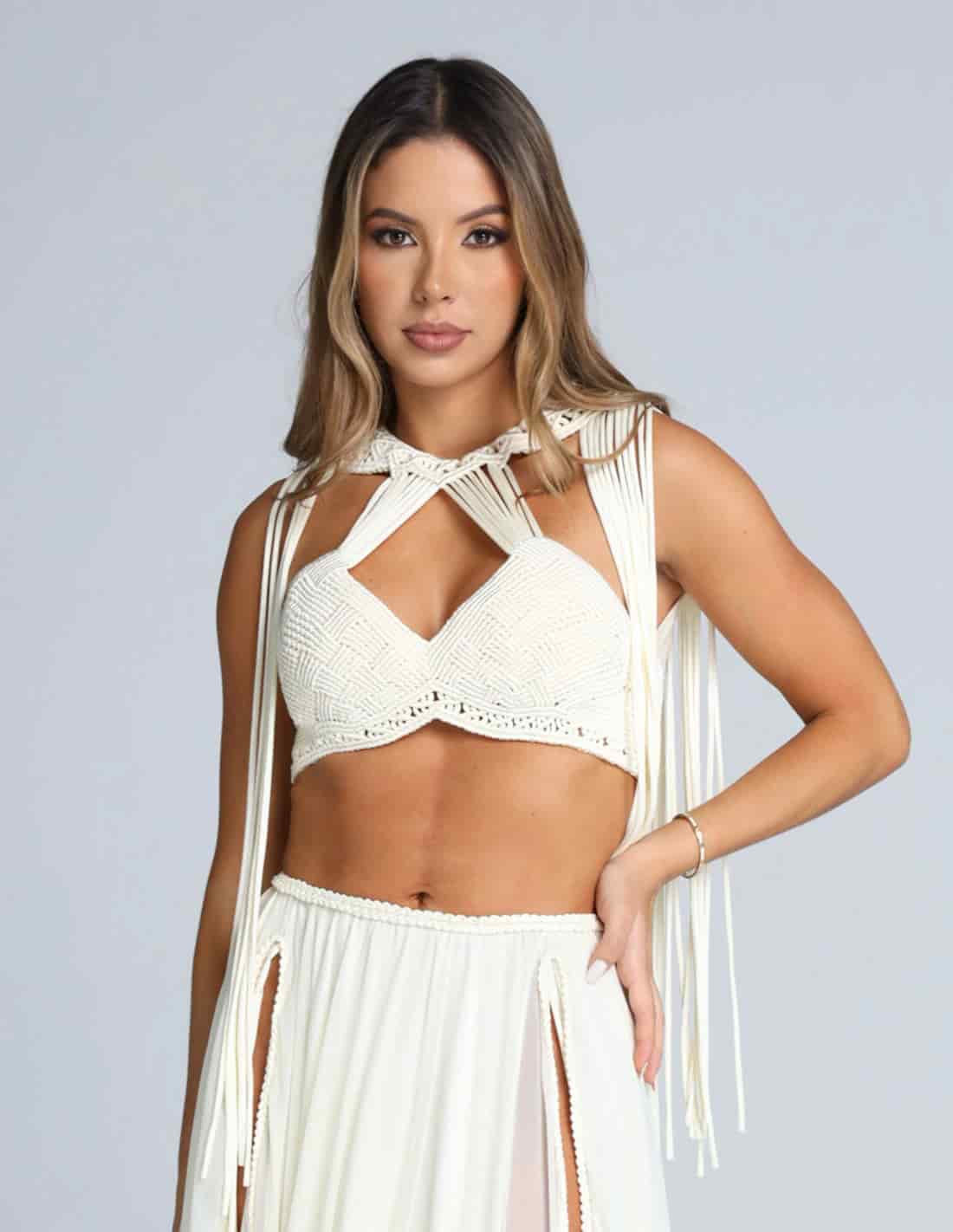 Crop Top Warrior Marfil - miniatura 1