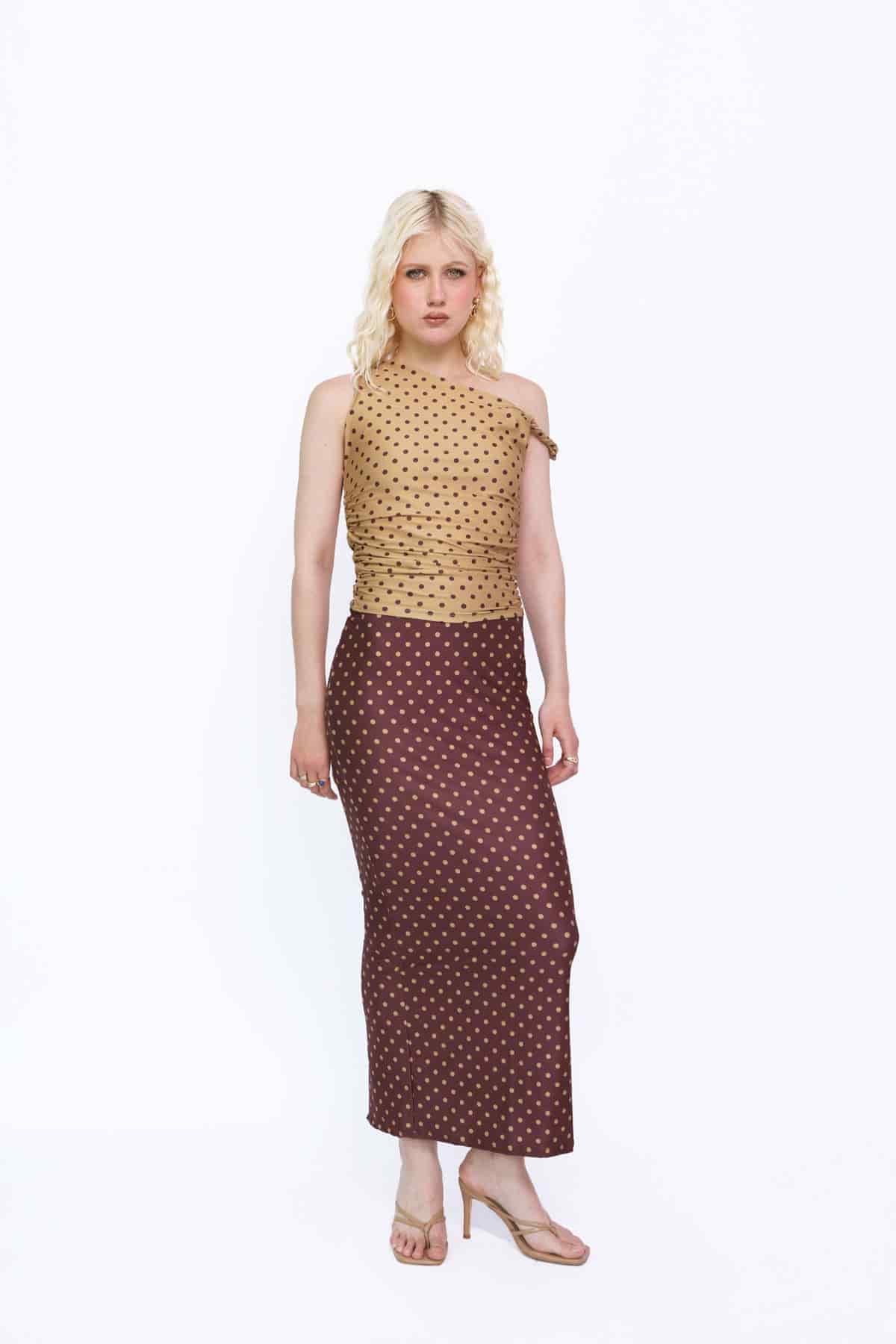 Maxi Skirt in Polka Dots - miniatura 2