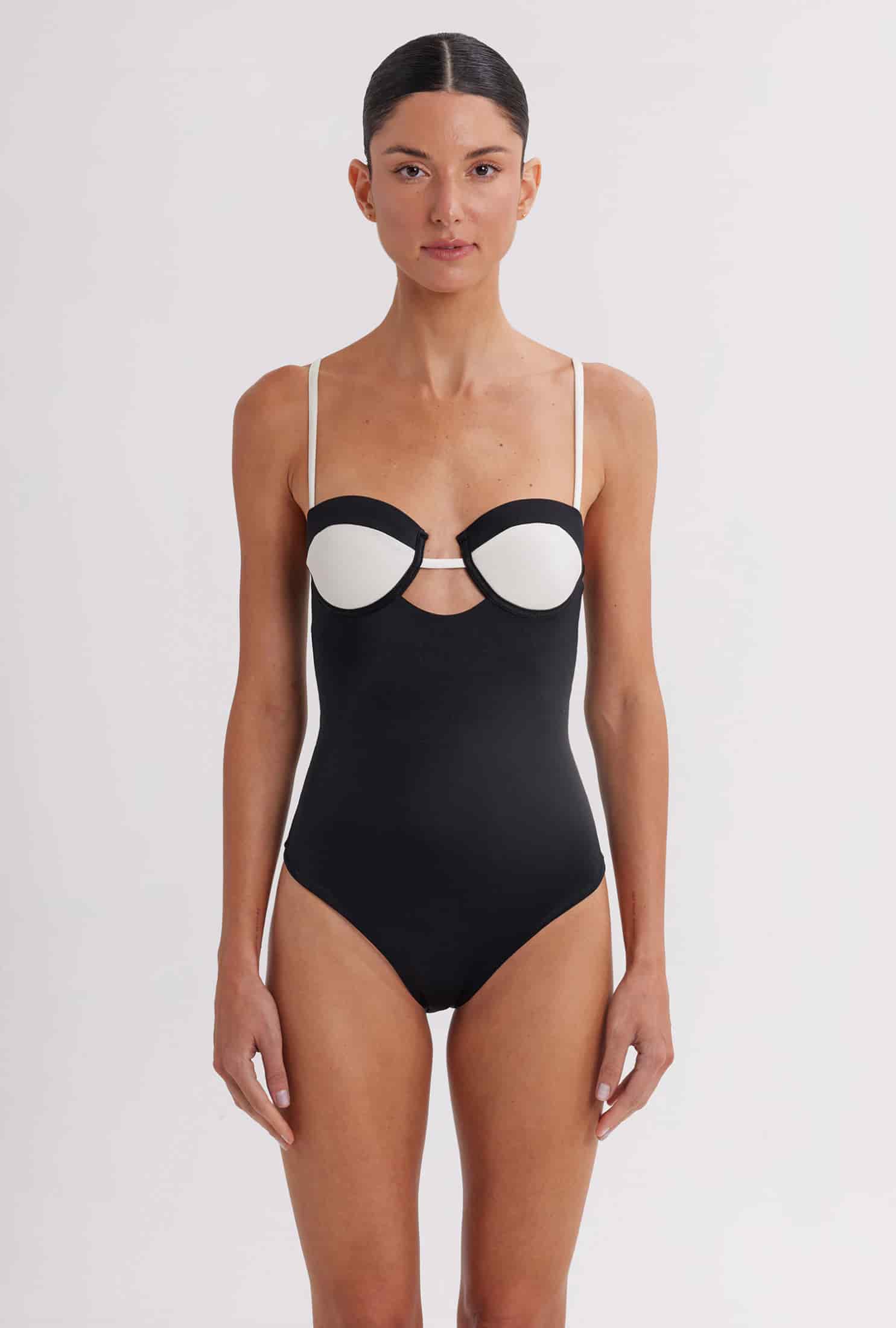 Vestido de Baño Enterizo Elara Black - miniatura 1