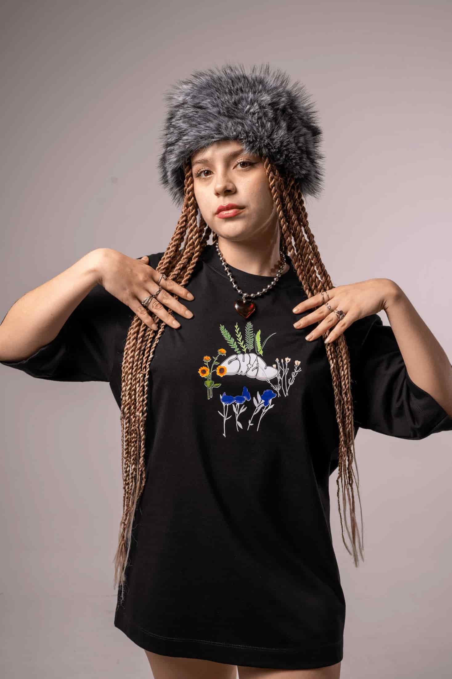 Camiseta Flowers go with death - miniatura 4