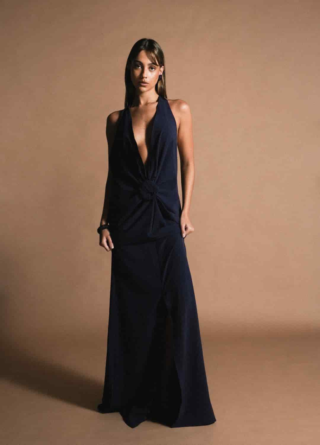 Vestido Teresa Azul - miniatura 1