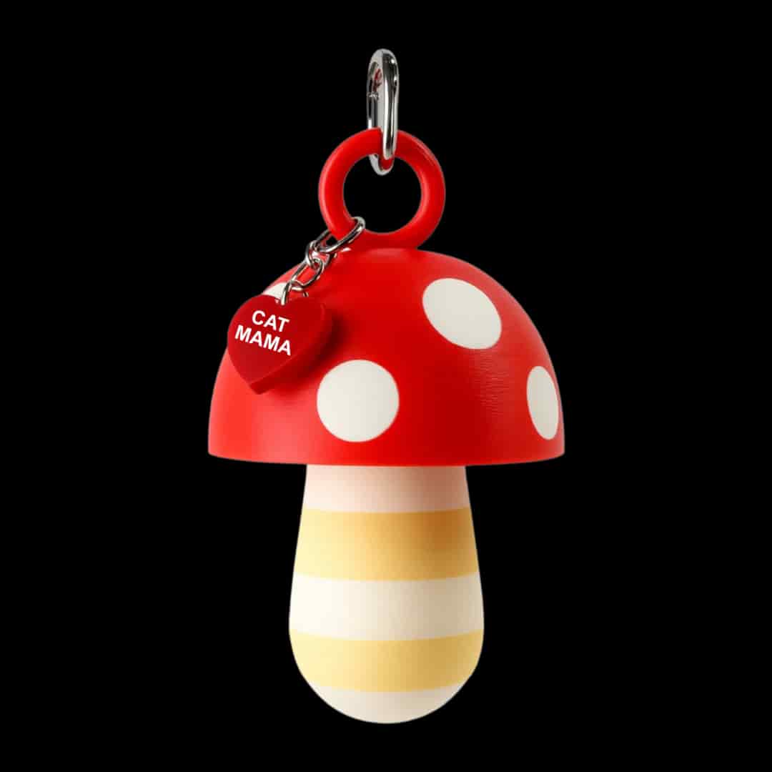 LIPSTICK CASE HONGO RAYAS VAINILLA/BLANCO - miniatura 2