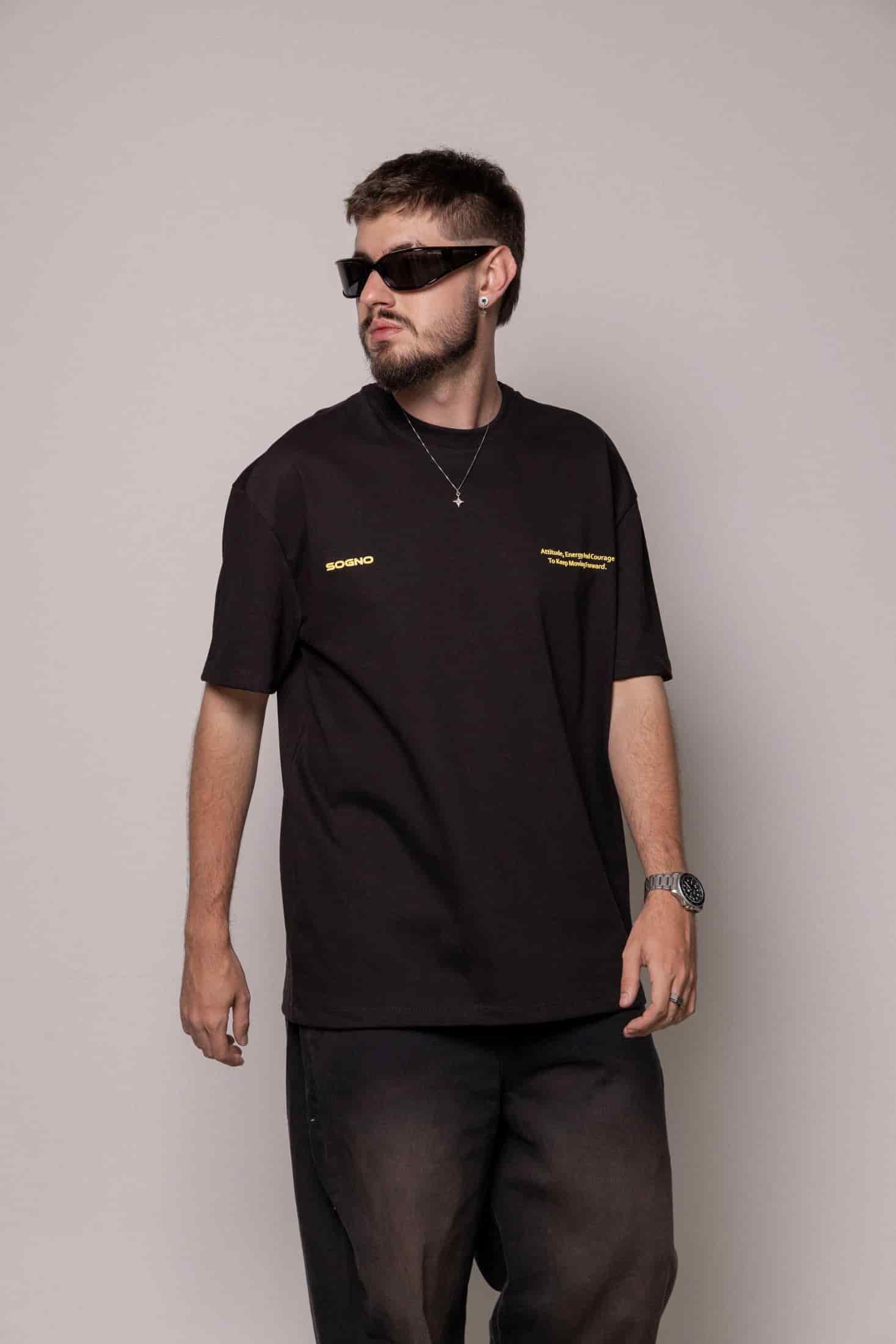 Camiseta Urban Attitude 87/27-Negra - miniatura 1