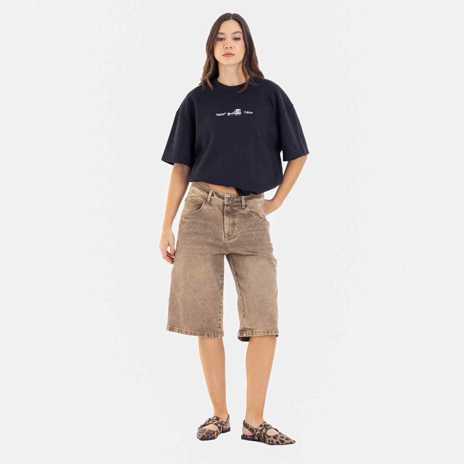 Classic Fit Jort Mocca - miniatura 6