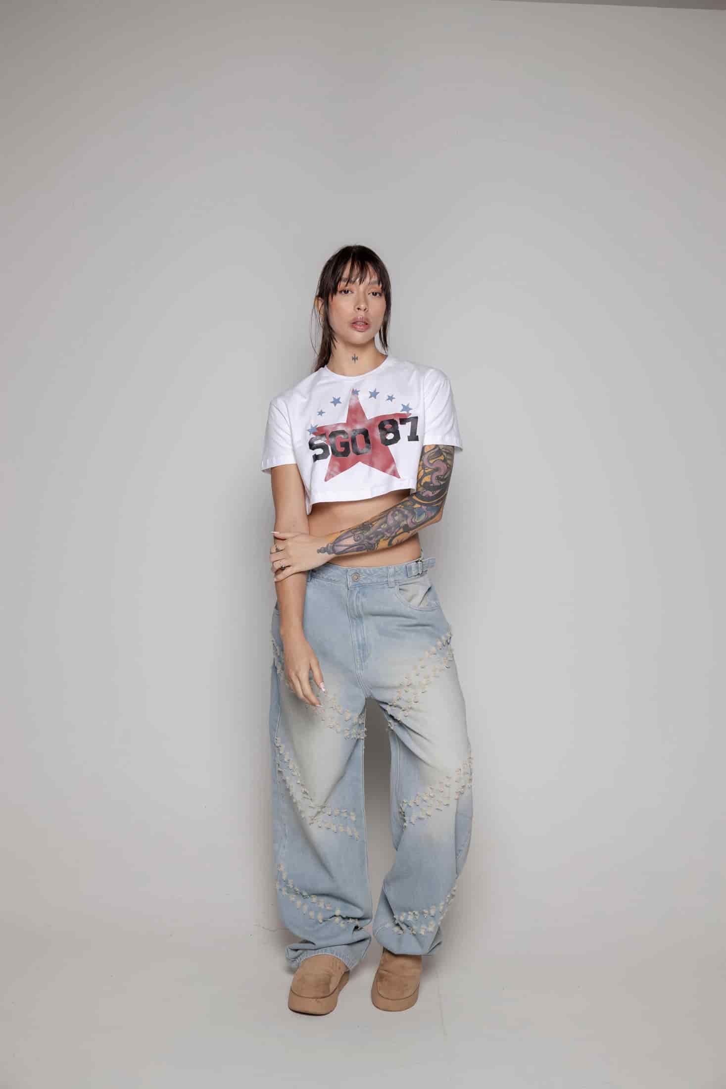 Crop-Top Courage Estrella-Blanco - miniatura 2