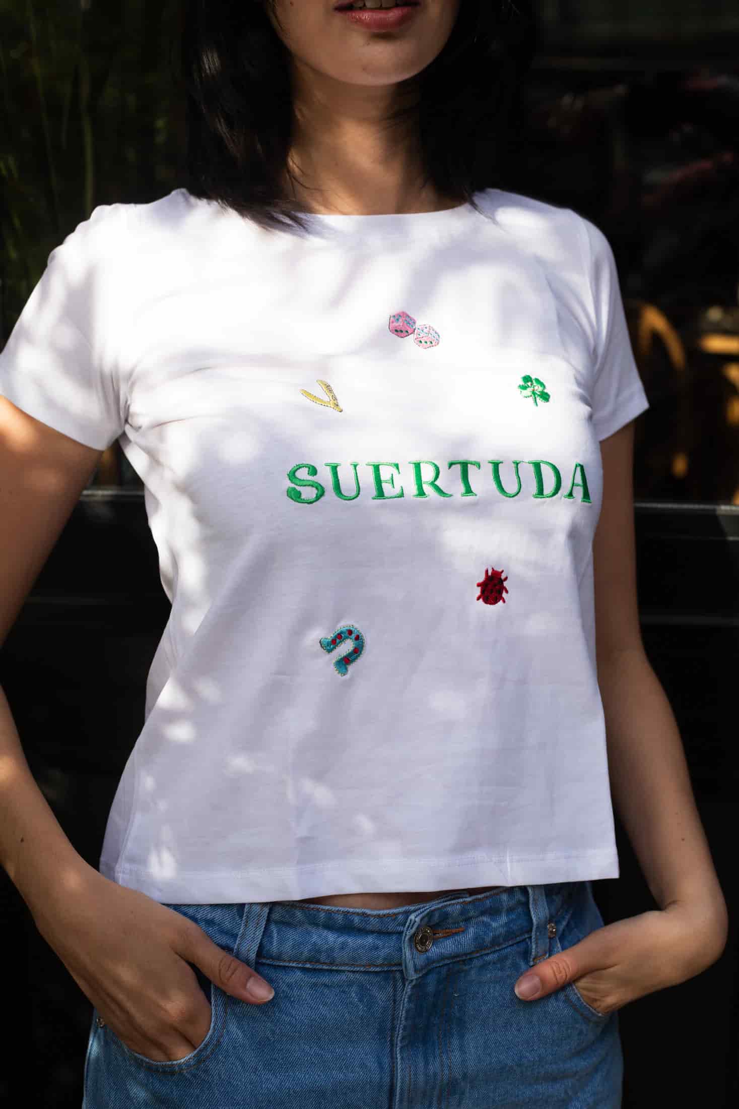 Suertuda Basic/Cropped Tee - miniatura 3