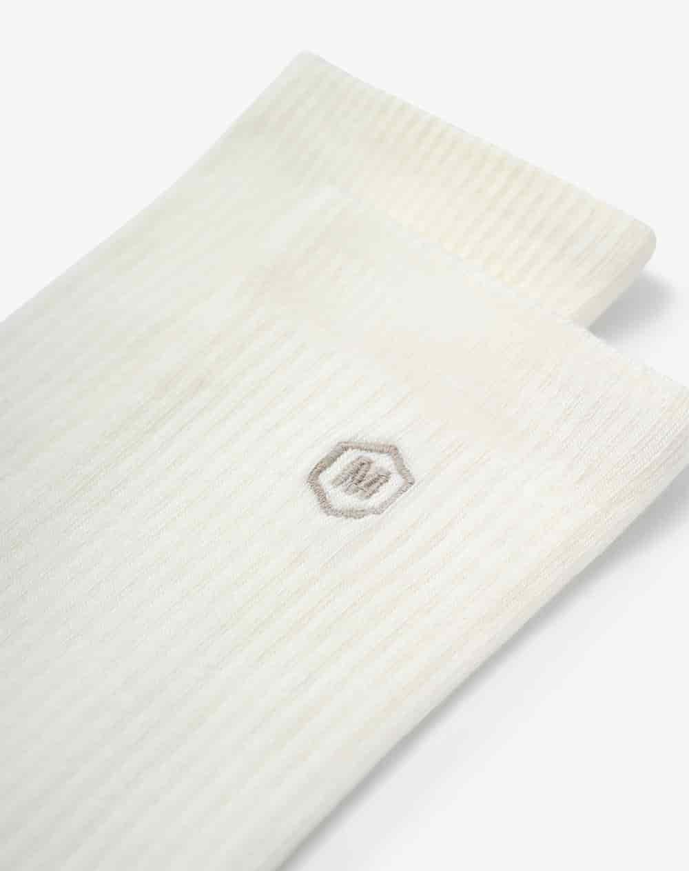 Medias largas blanco unisex GEF | MORAT - miniatura 3