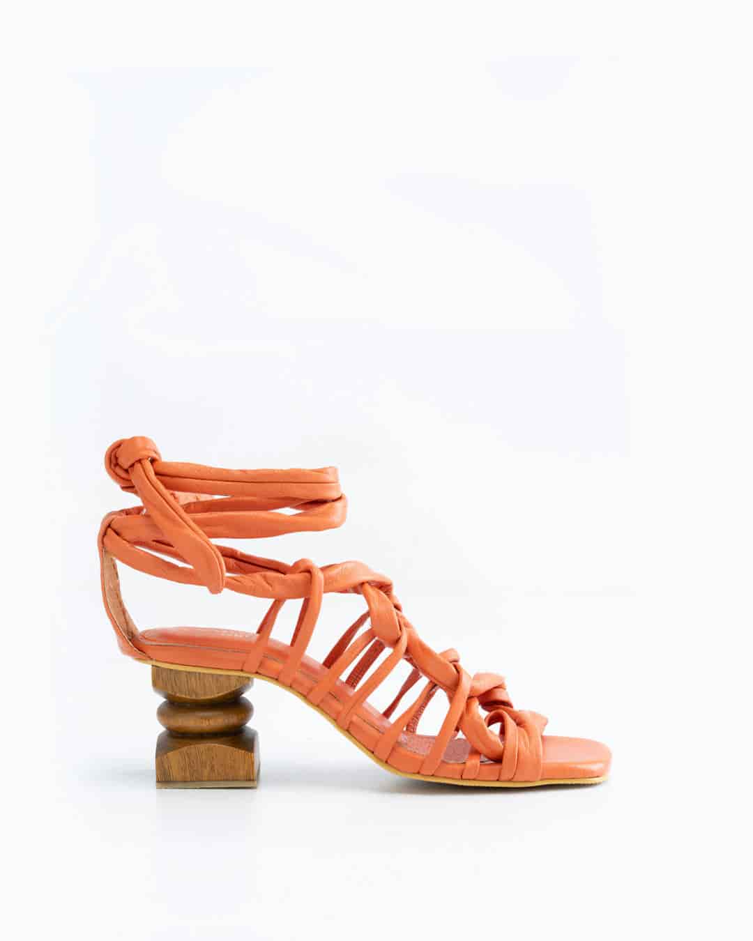 Silvia Cobos Ani Wood Heel Orange - miniatura 1