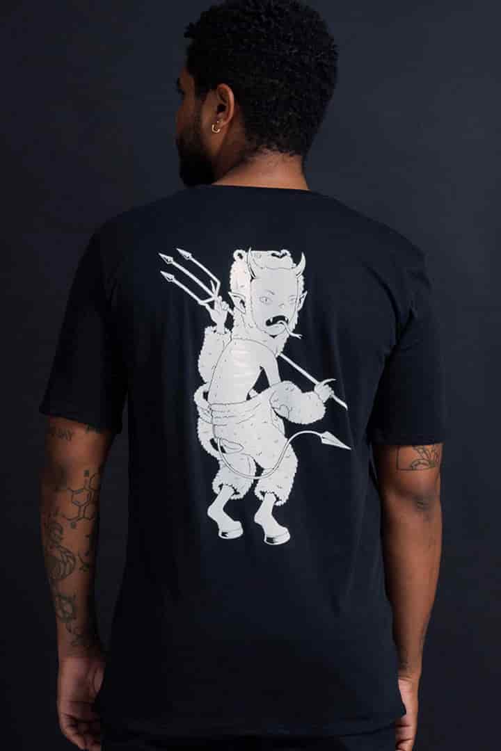 Camiseta diablo disfrazado de oso - miniatura 1