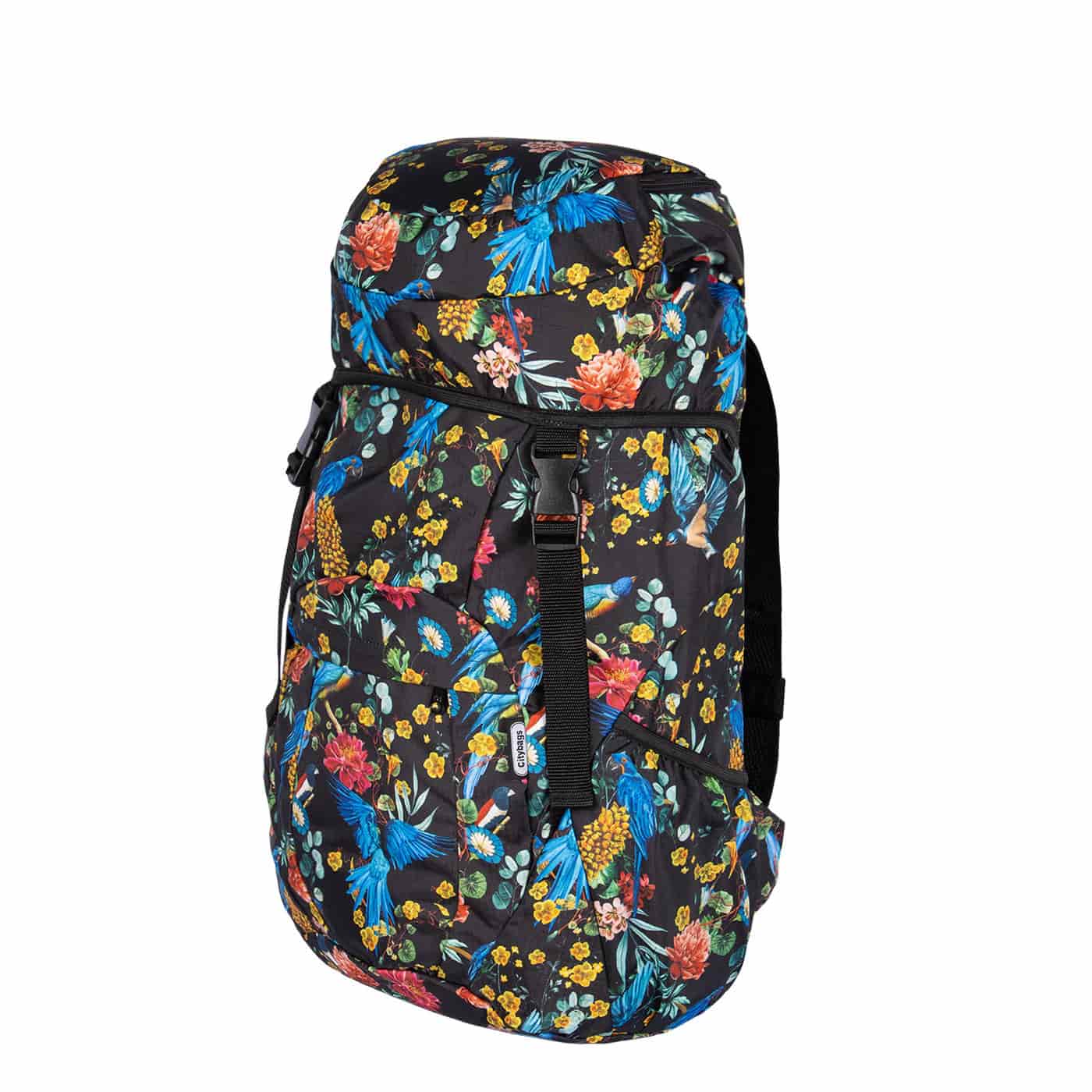 Morral Viajero ULTRA Plegable Estampado Azulejos Citybags Multicolor - miniatura 1