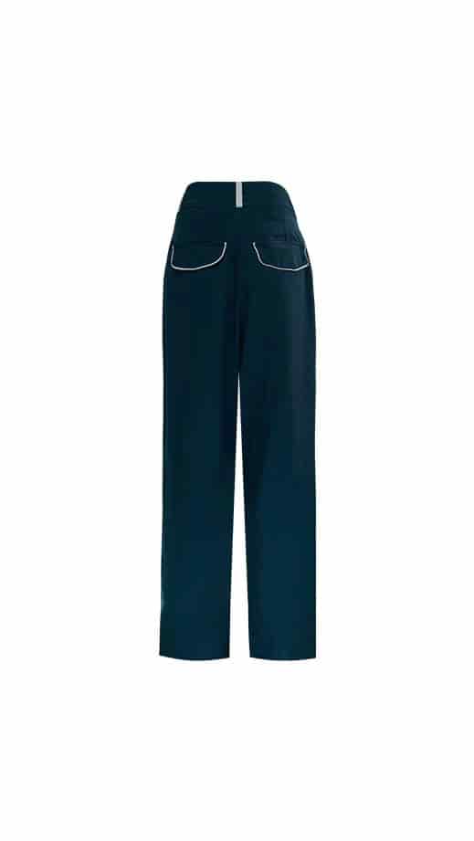 BRUNA NAVY TROUSERS - miniatura 3