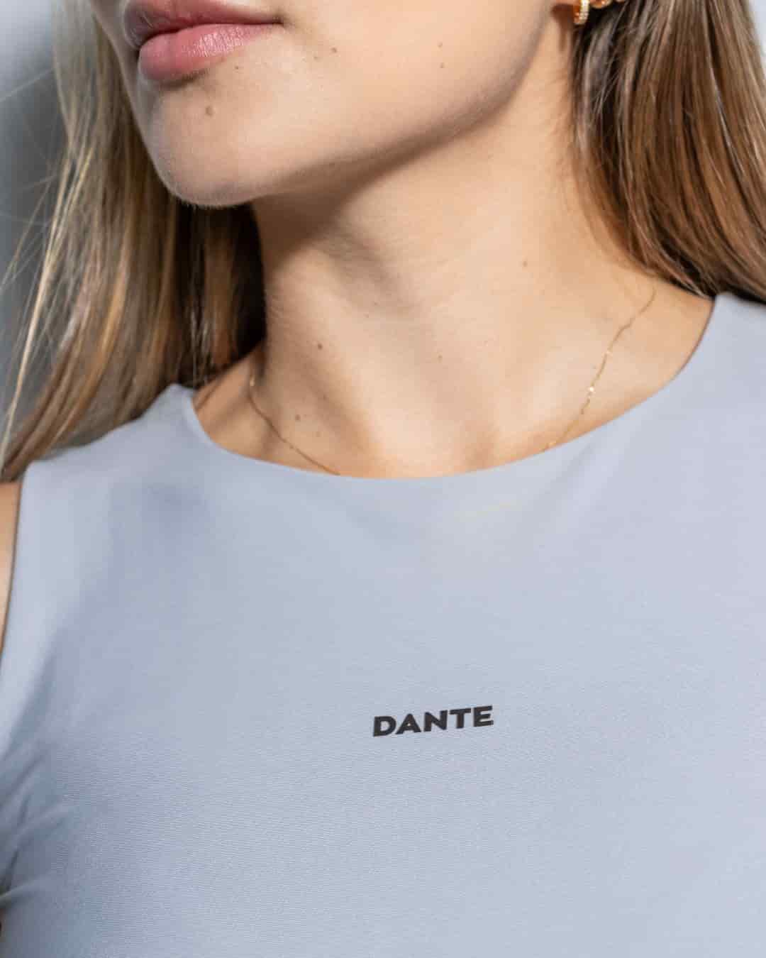 Top Antimanchas Gris Cuello Redondo - miniatura 2