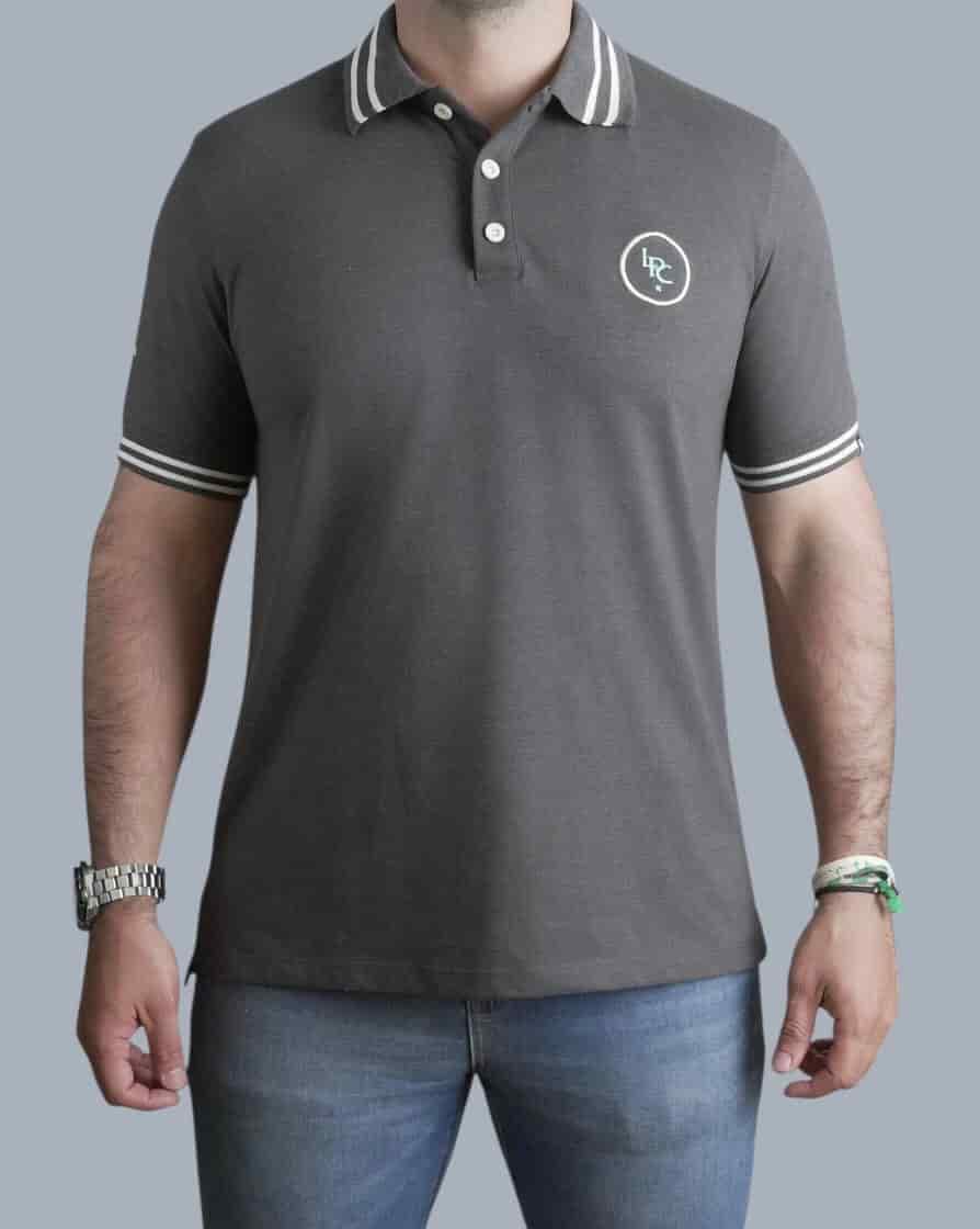 CAMISA POLO GRIS LPC HOMBRE - miniatura 1