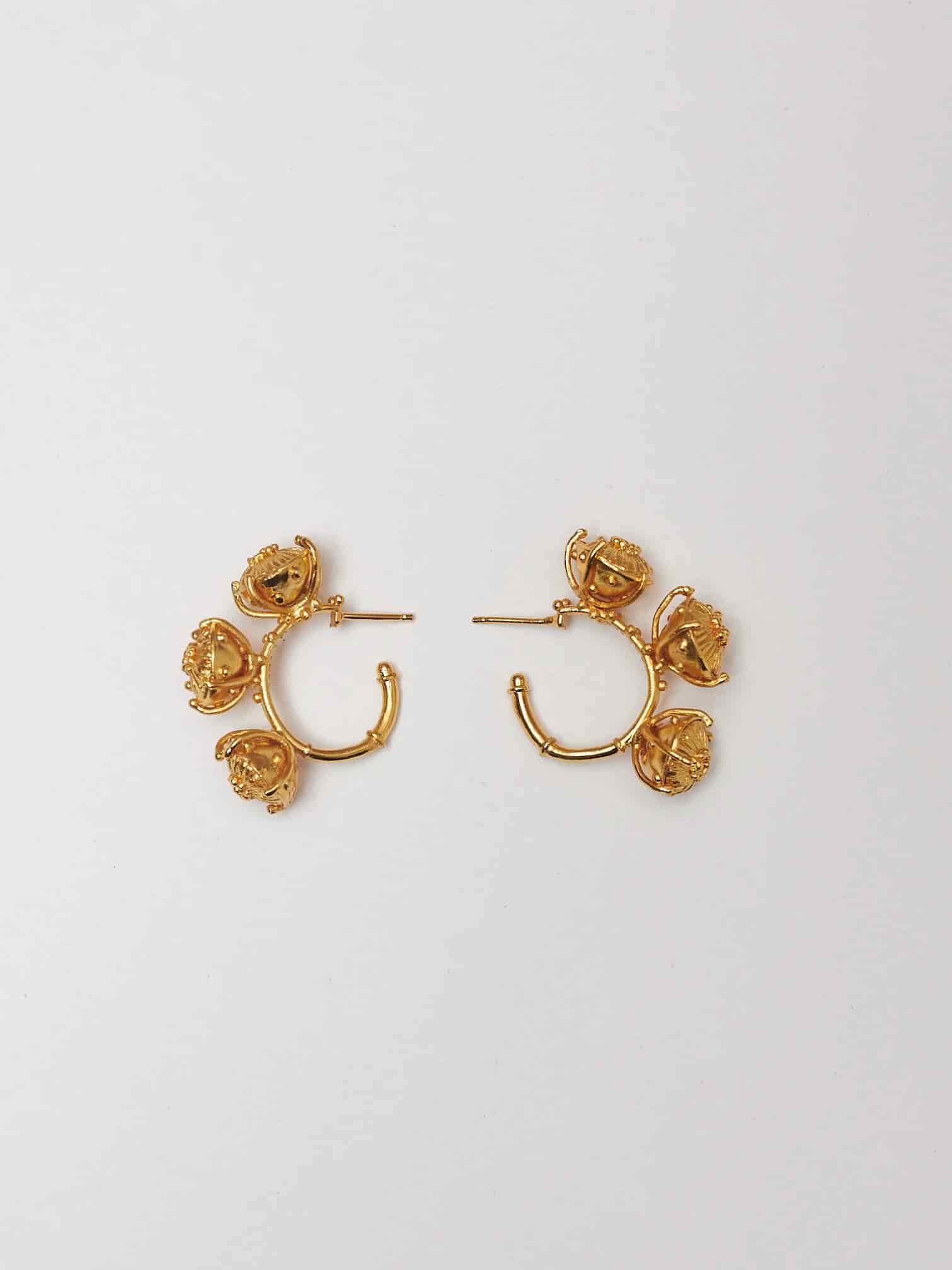 MAXI HOOP EARRINGS "SOMBRERITO" - miniatura 3