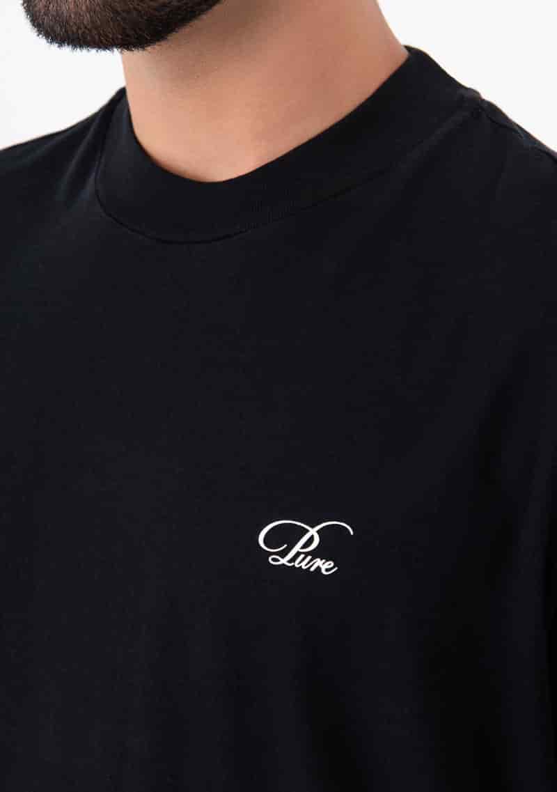 Atelier regular black t-shirt - miniatura 9