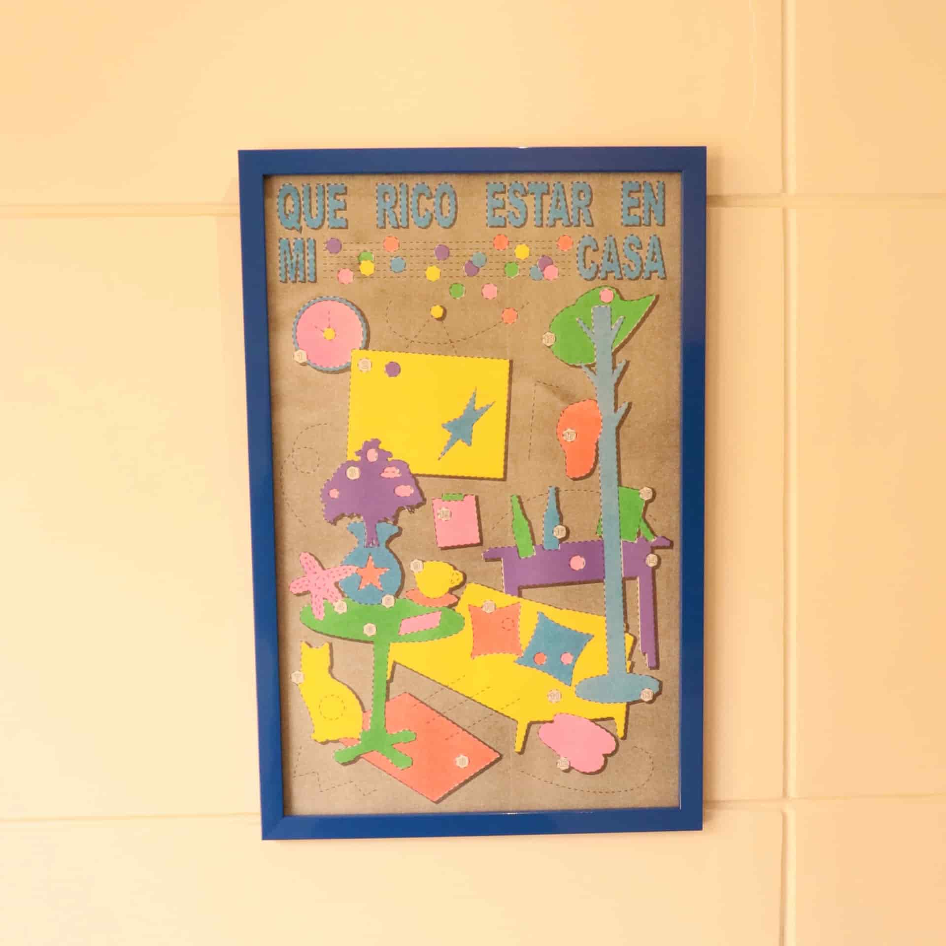 Amo estar en mi casa póster- TRABAJO HONESTO - miniatura 1