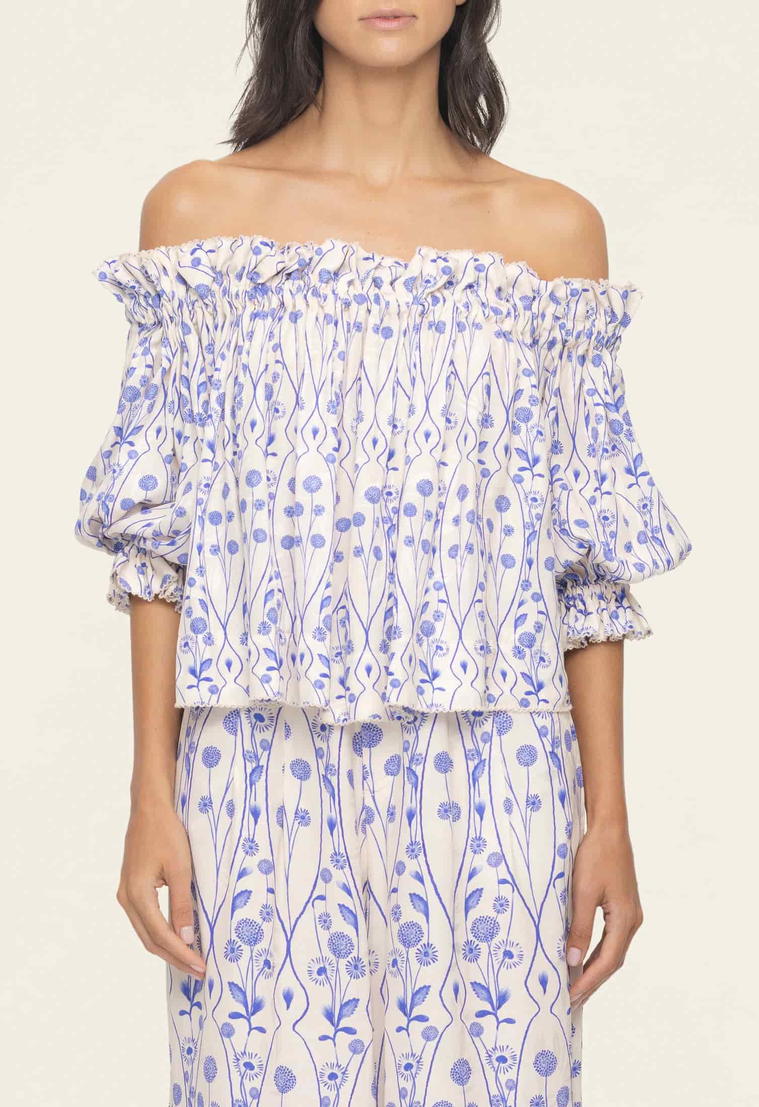Urucu Petalo Blouse - miniatura 5