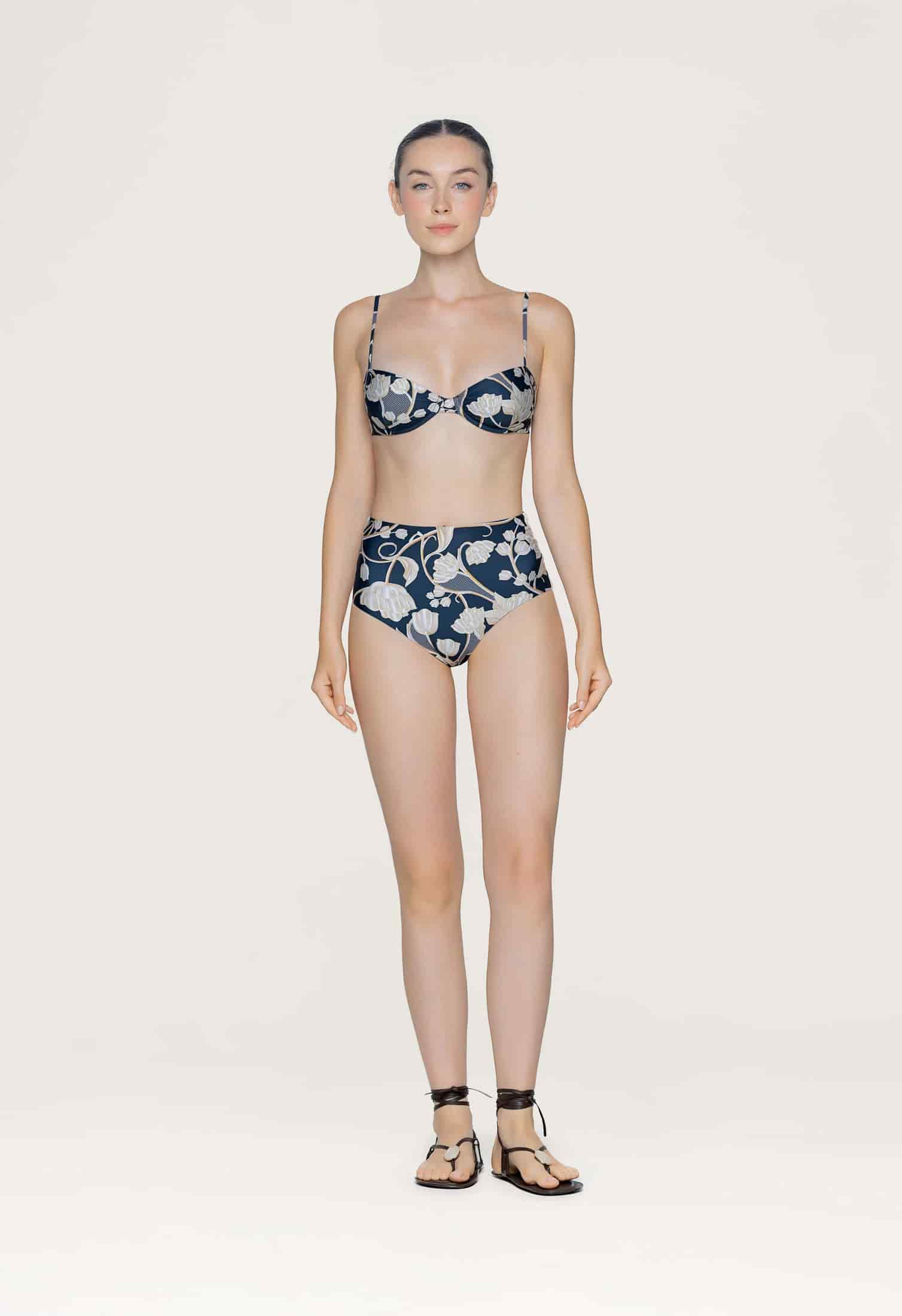 Magenta Perla Bikini Bottom - miniatura 1