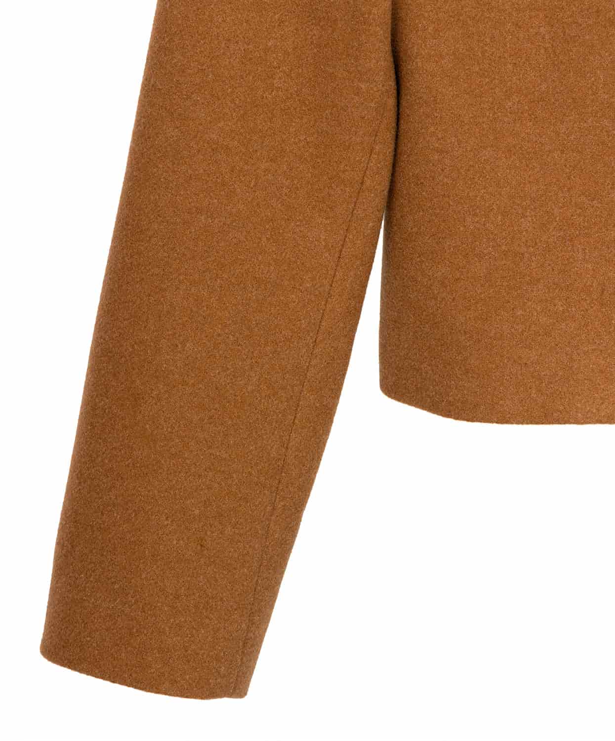 Chaqueta Cropped en Paño Camel Chicago - miniatura 18