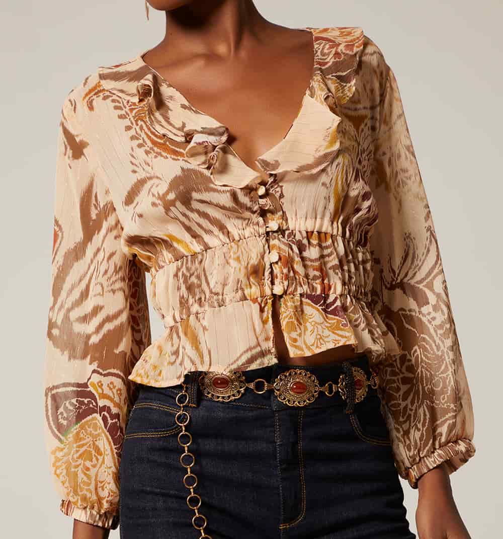 Blusa manga 3/4 - miniatura 3