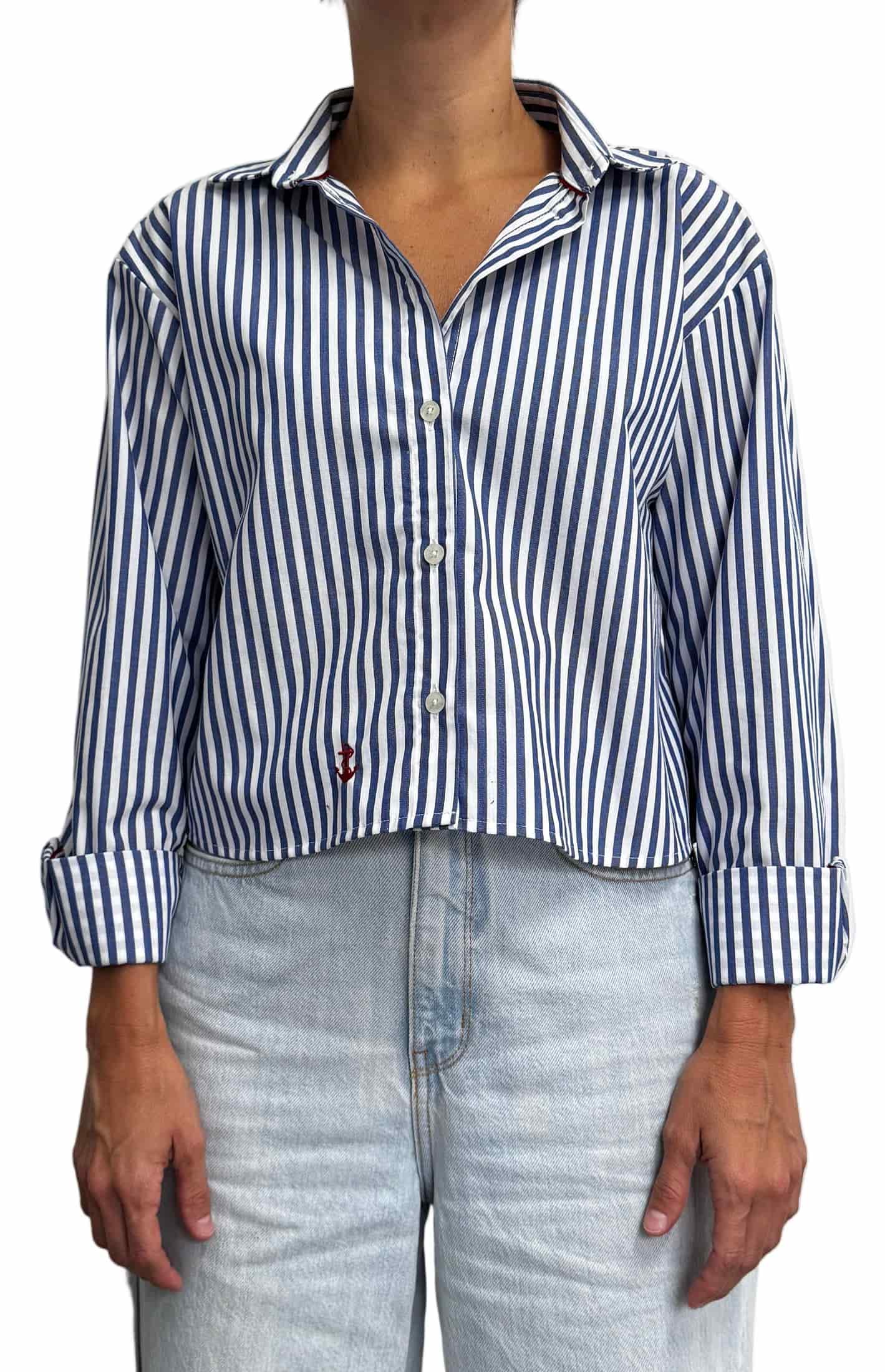 Blusa Rayas Navy - miniatura 3