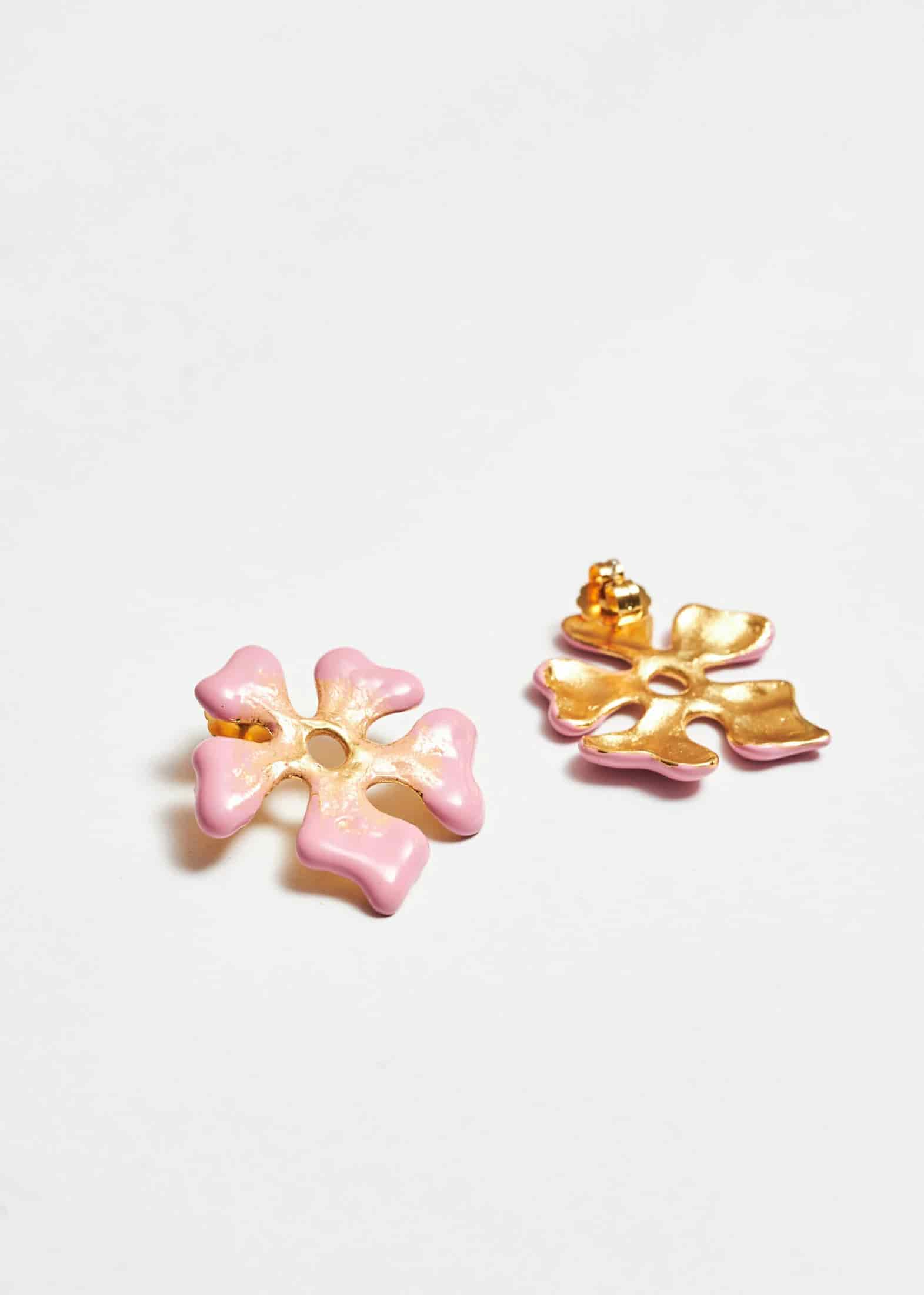 Aretes Flora Rosa - miniatura 1