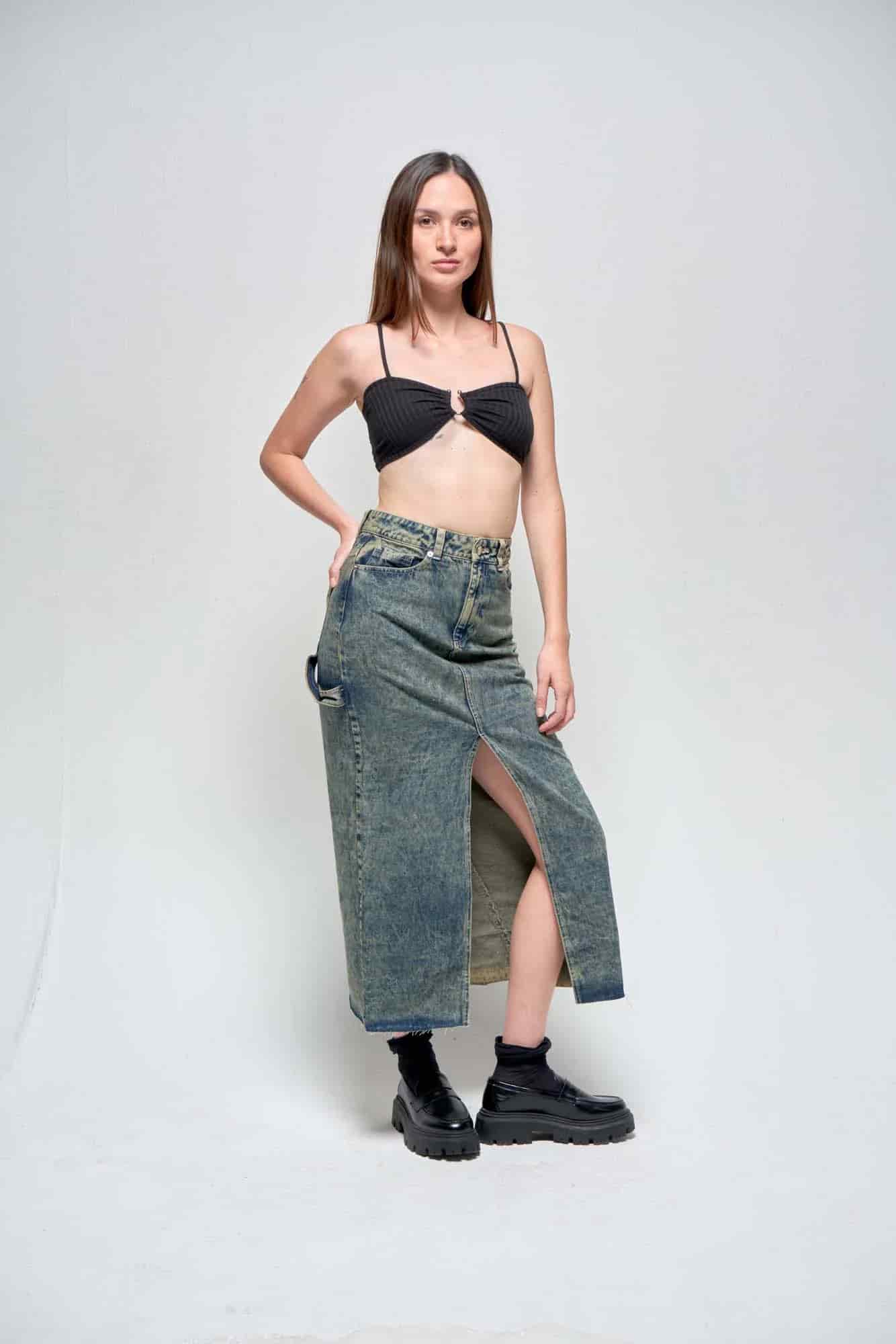 LAYLA DENIM SKIRT - miniatura 32