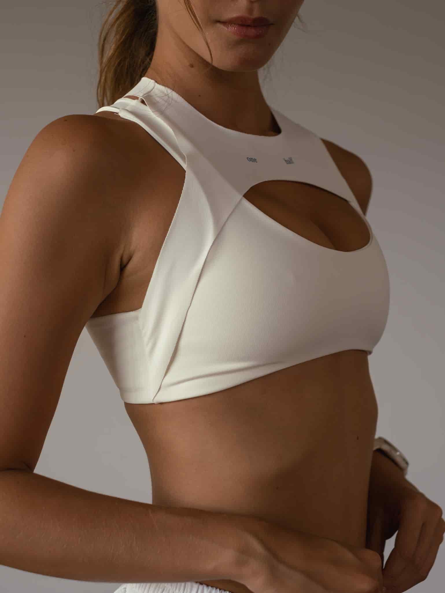 CLUB HIGH SUPPORT TOP - SOFT WHITE - miniatura 9