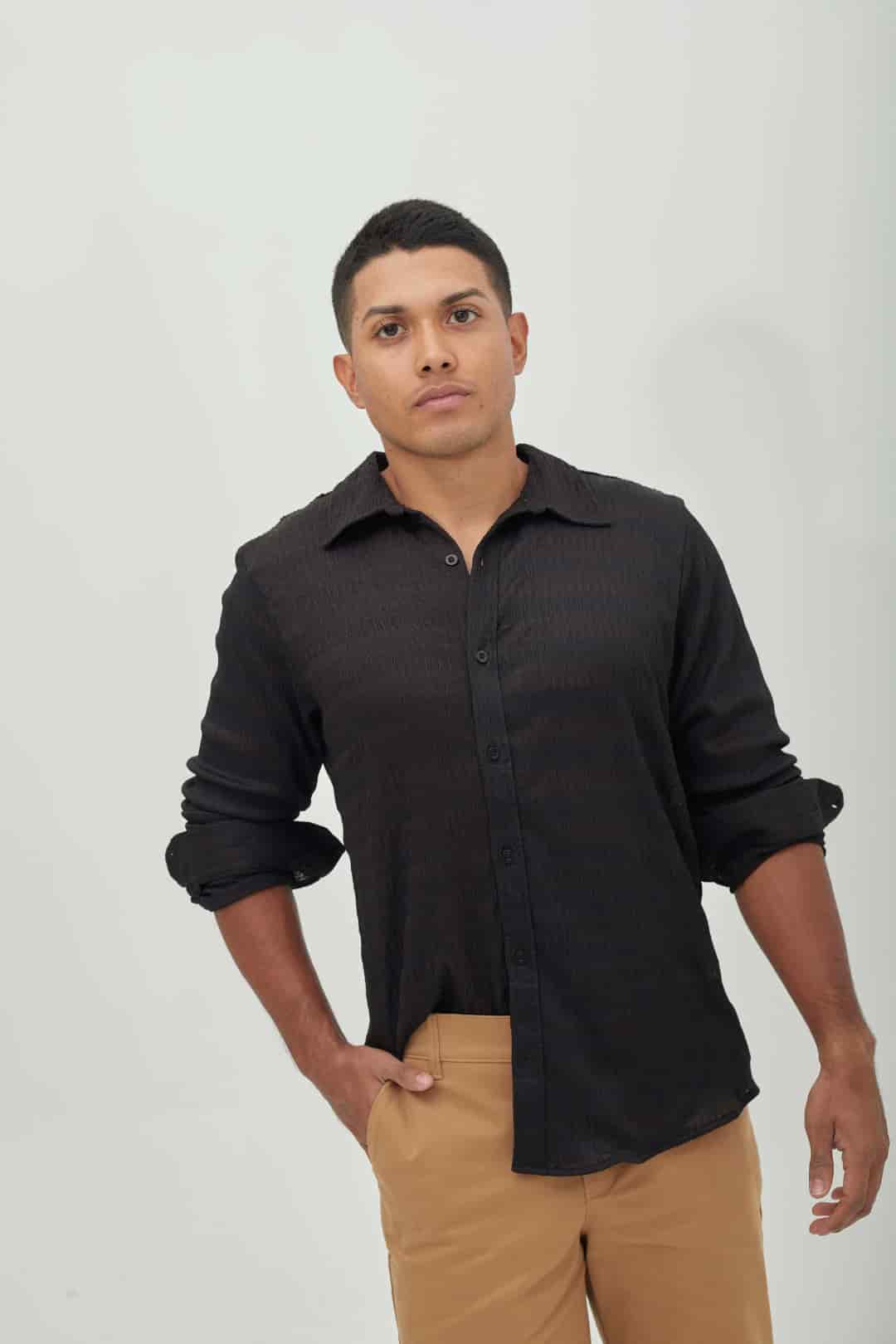 Camisa Brisa Negra - miniatura 1