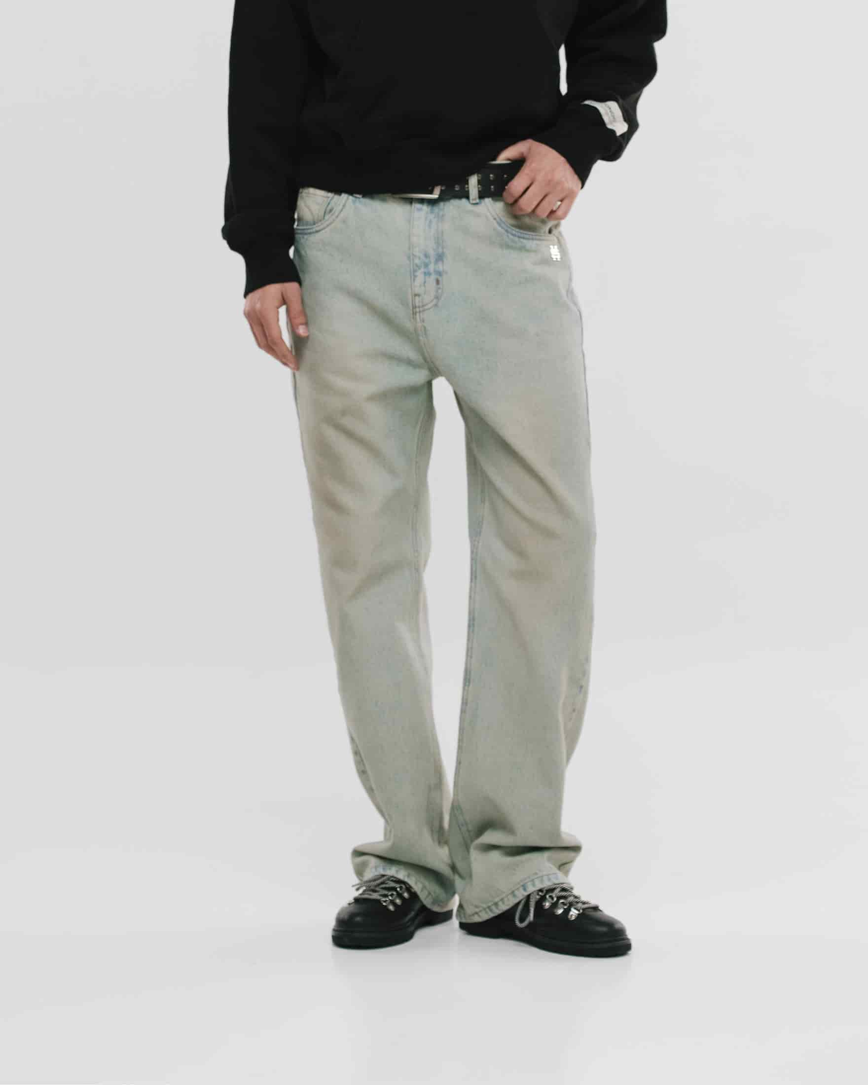 Straight Fit Rally Jeans - Dust Wash - miniatura 7