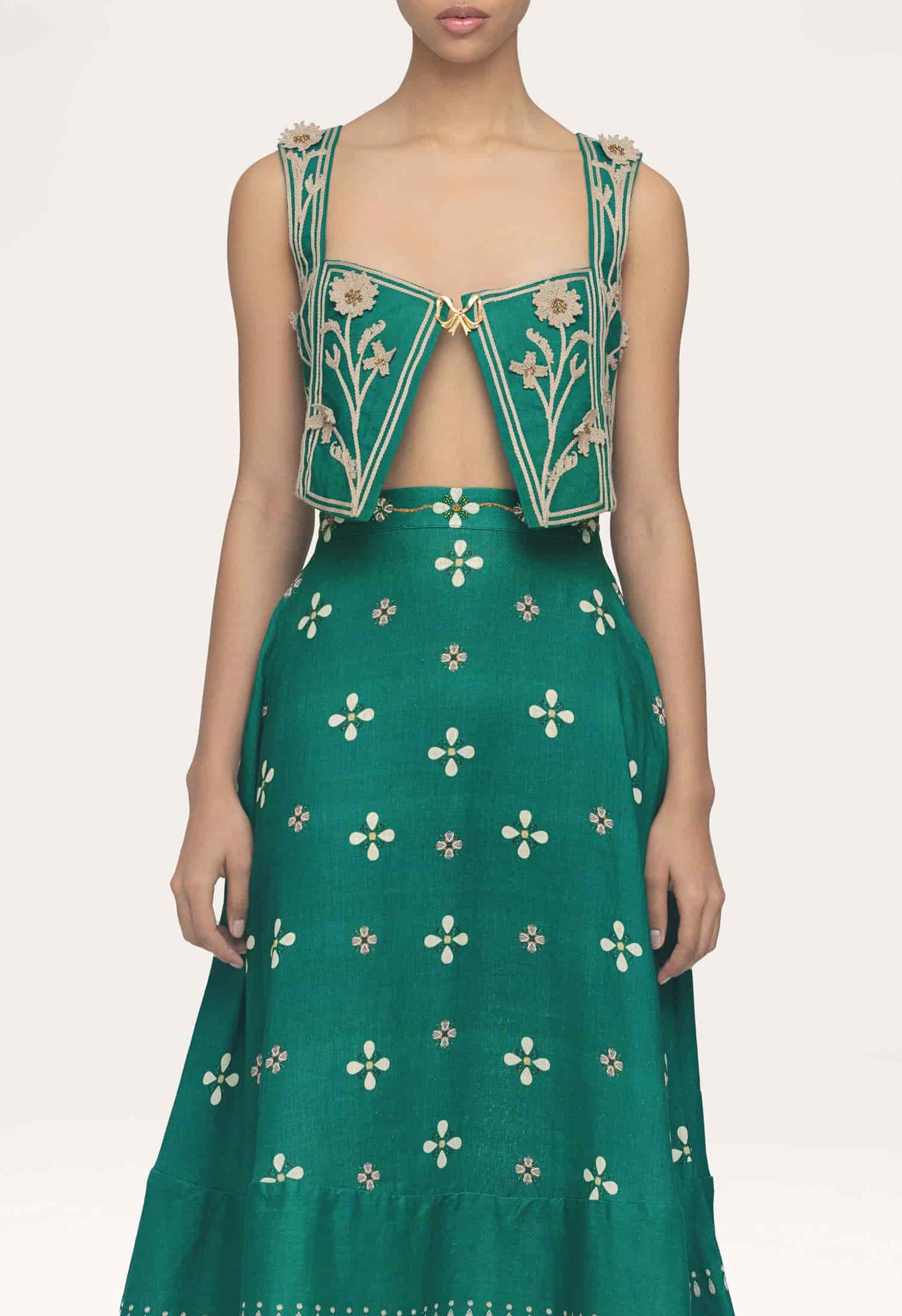 Bel Mar Esmeralda Maxi Skirt - miniatura 4