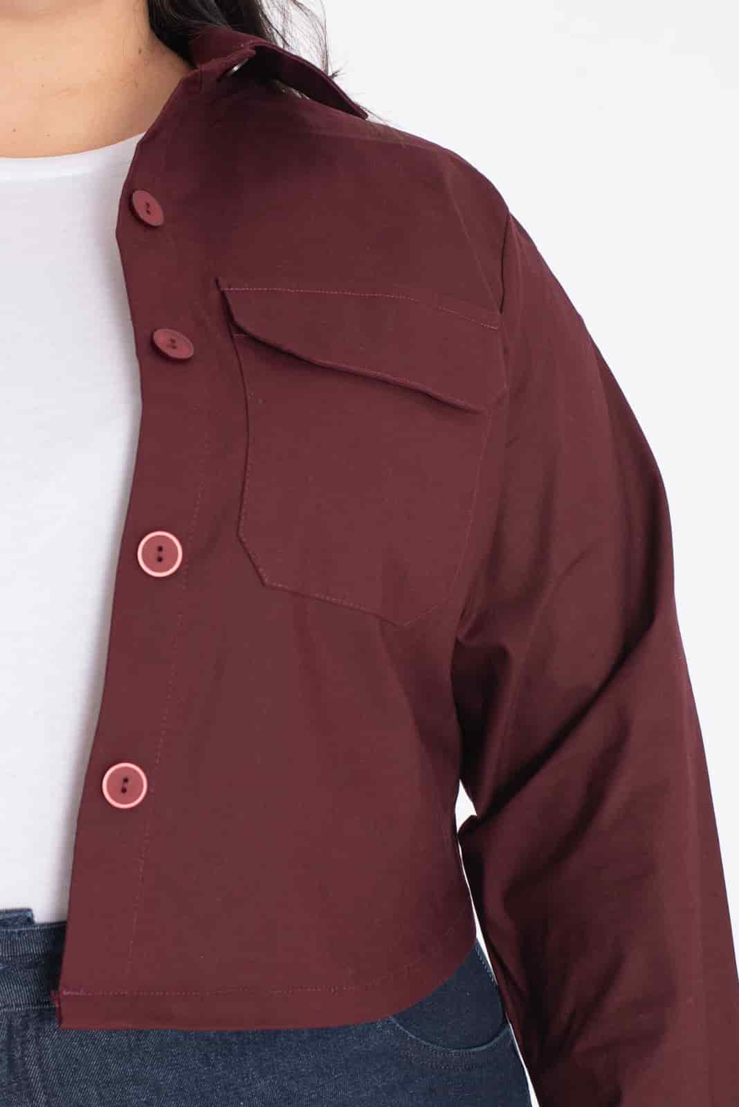 Chaqueta Ramona Vino Tinto - miniatura 3