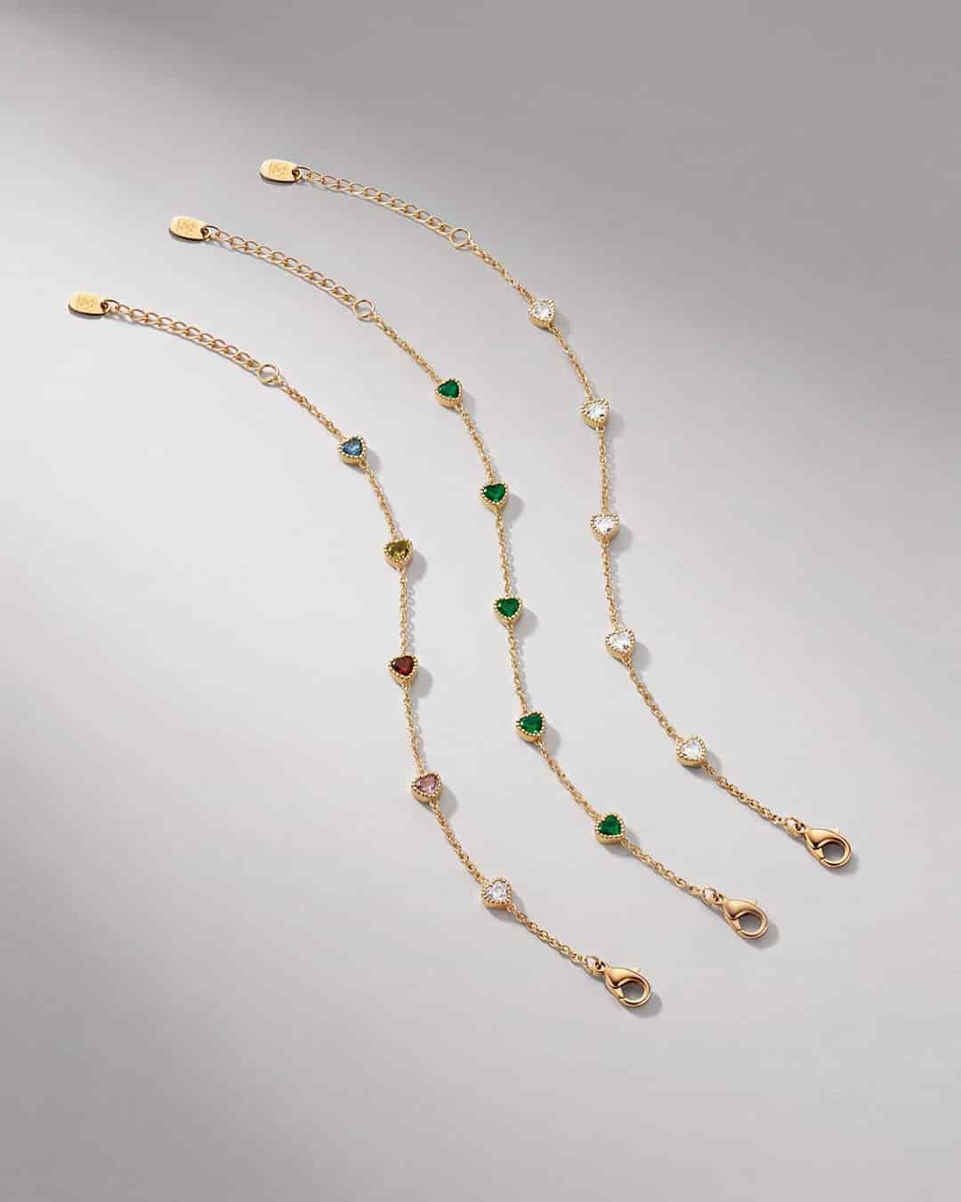 Pulsera 5 Corazones - miniatura 3