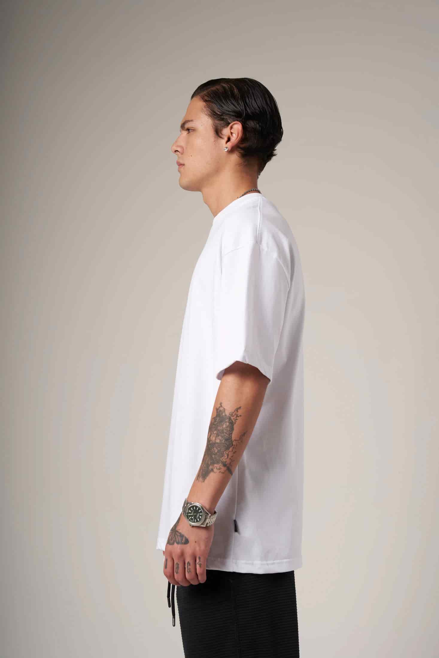 CAMISETA 250 GRAMOS, 100% ALGODÓN BLANCA 14384 - miniatura 2